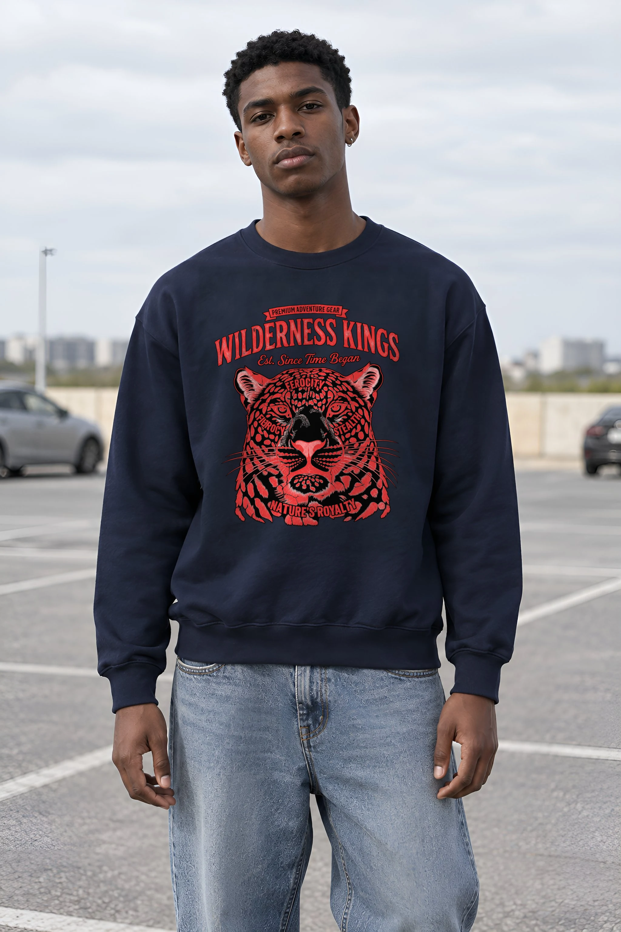 "Wilderness Kings" 1 Crewneck Sweatshirt