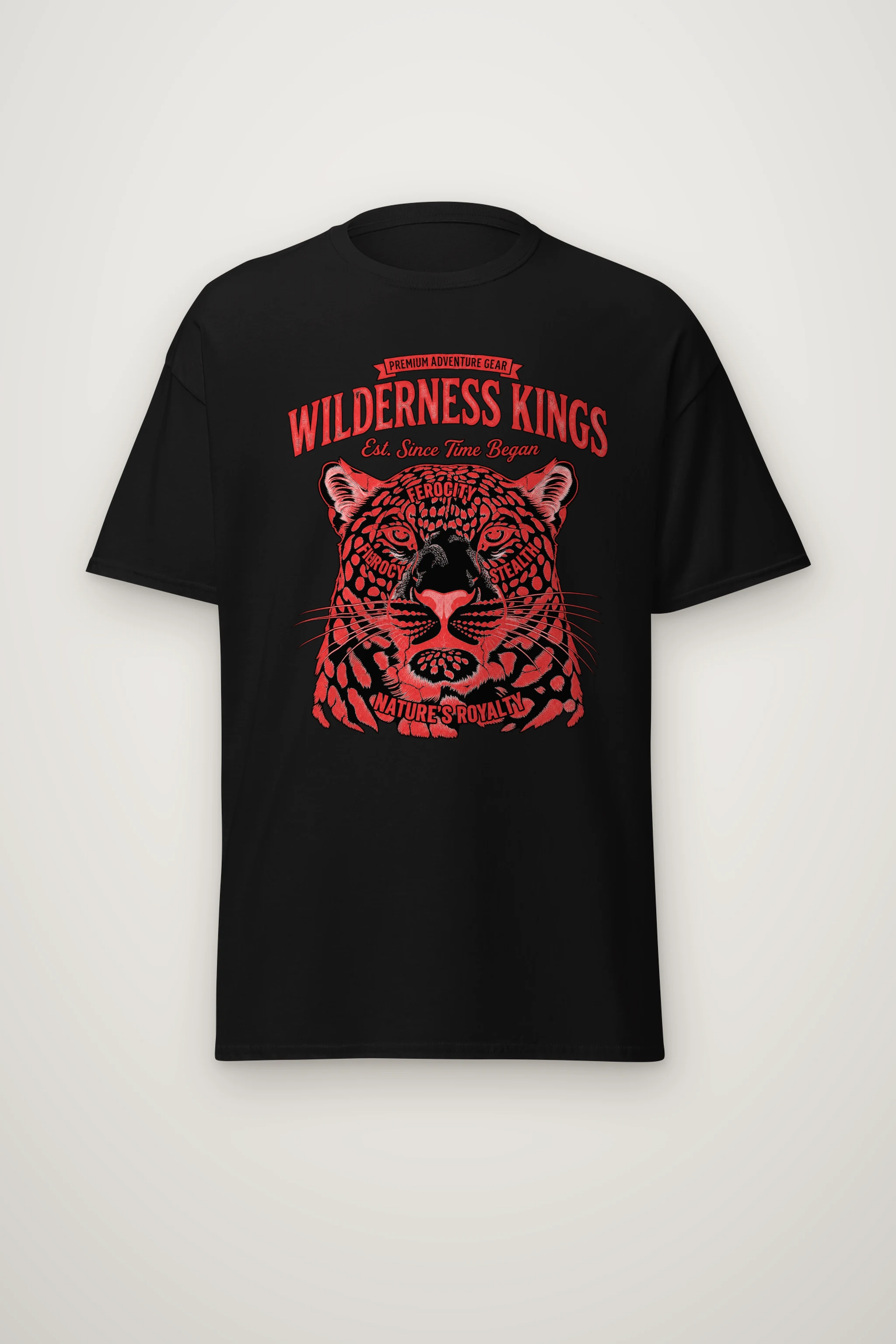"Wilderness Kings" Heavyweight Unisex Crewneck T-shirt