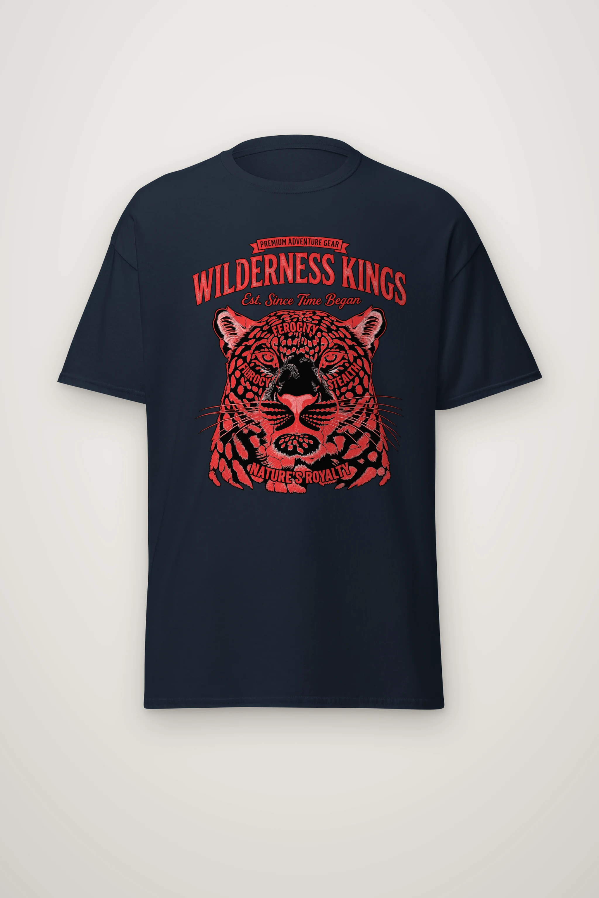 "Wilderness Kings" Heavyweight Unisex Crewneck T-shirt