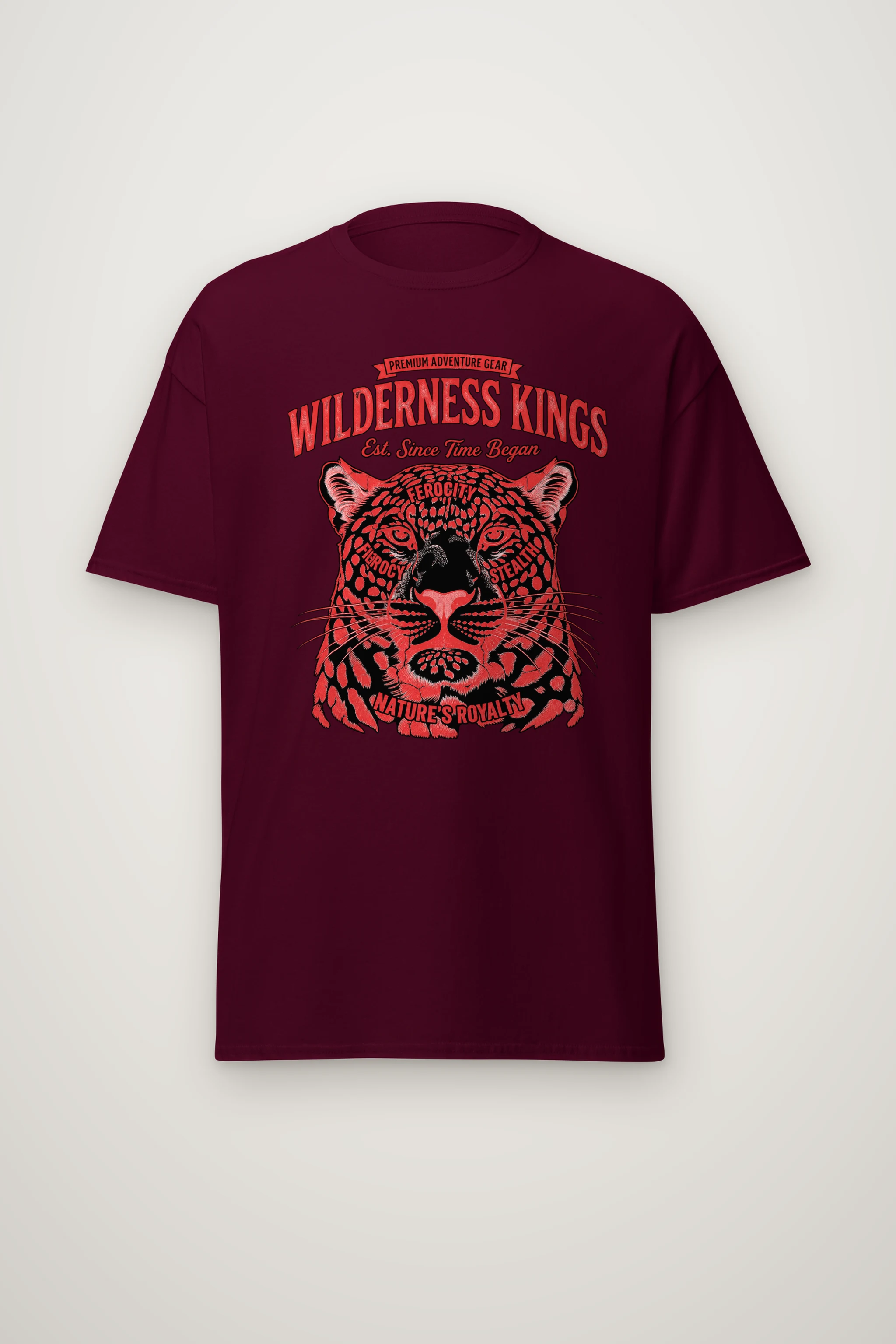 "Wilderness Kings" Heavyweight Unisex Crewneck T-shirt