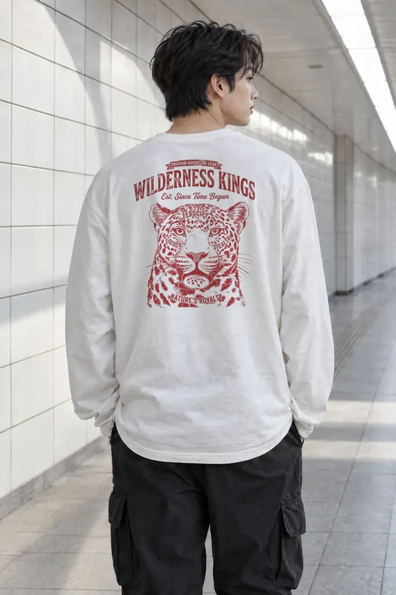 "Wilderness Kings" Unisex Longsleeve T-shirt | Gildan 2400