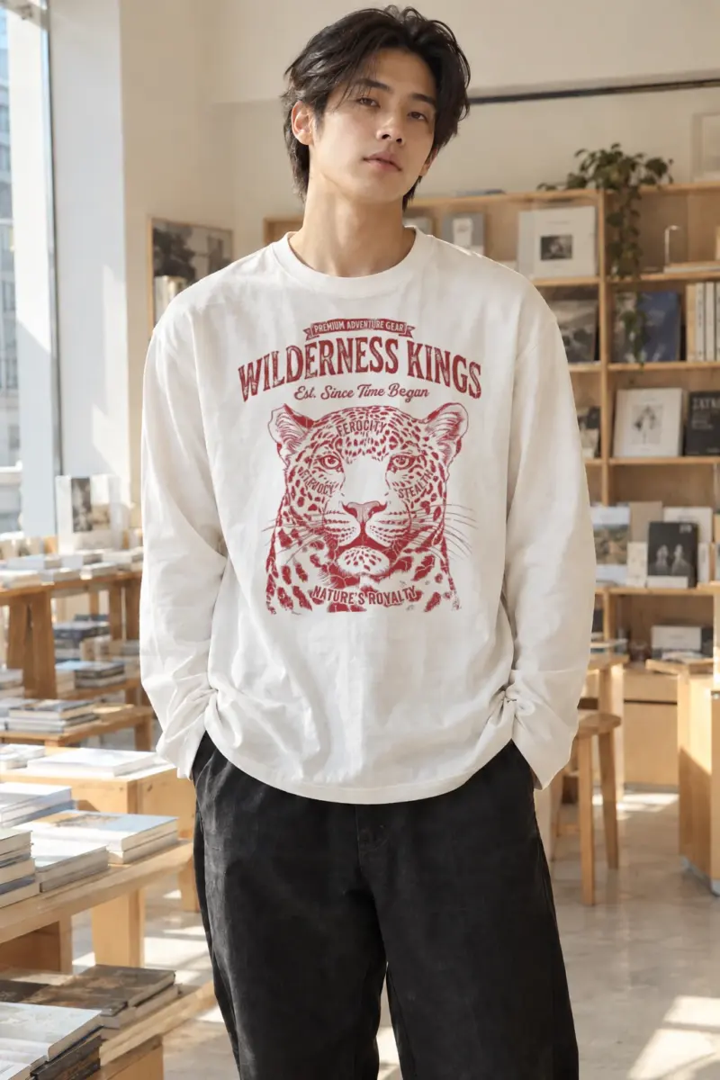“Wilderness Kings” Unisex Longsleeve T-shirt | Gildan 2400