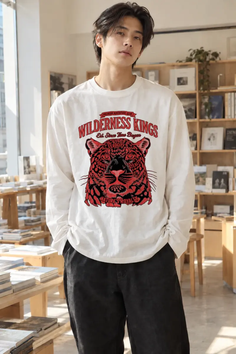 "Wilderness Kings" Unisex Longsleeve T-shirt | Gildan 2400
