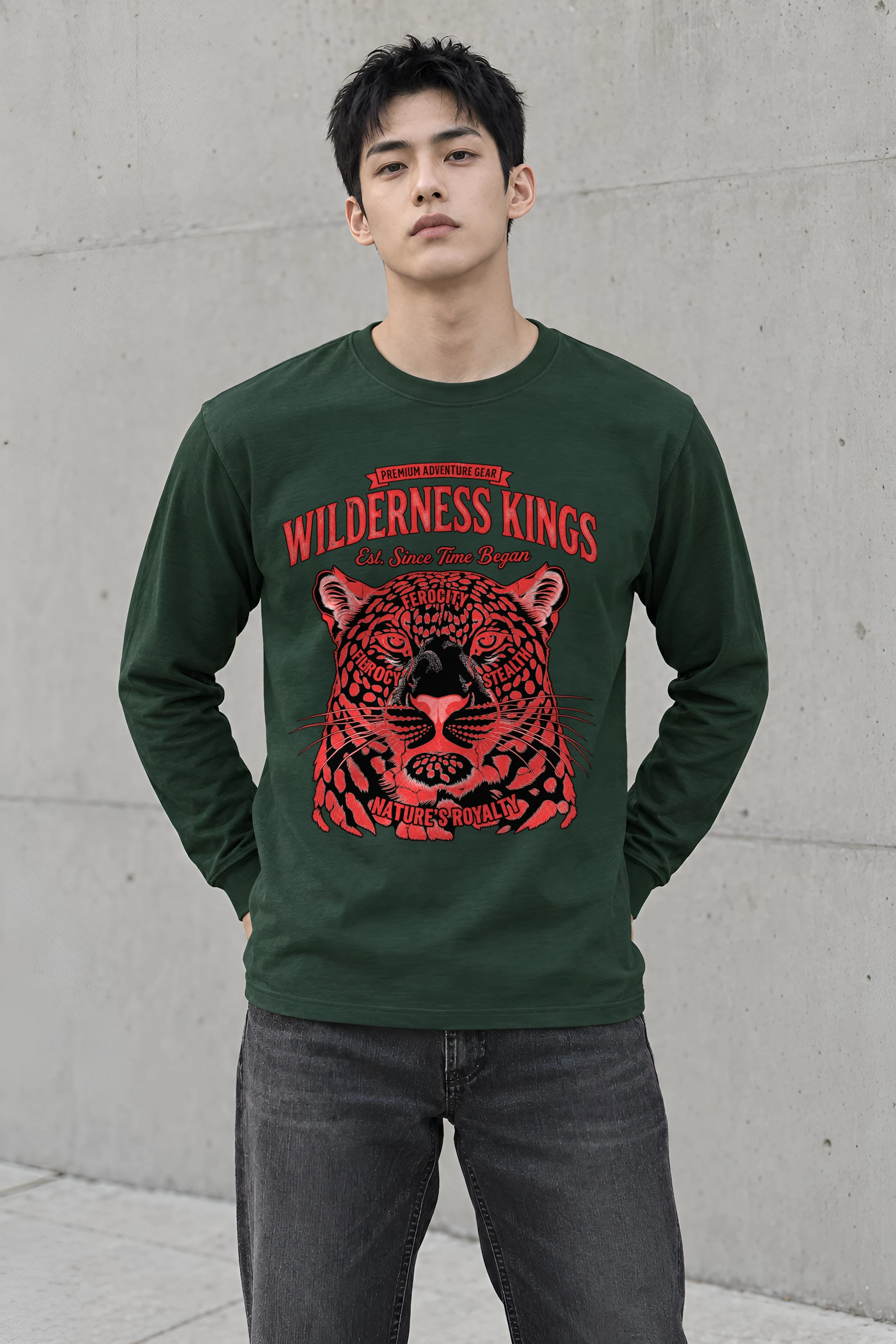 "Wilderness Kings" Unisex Longsleeve T-shirt
