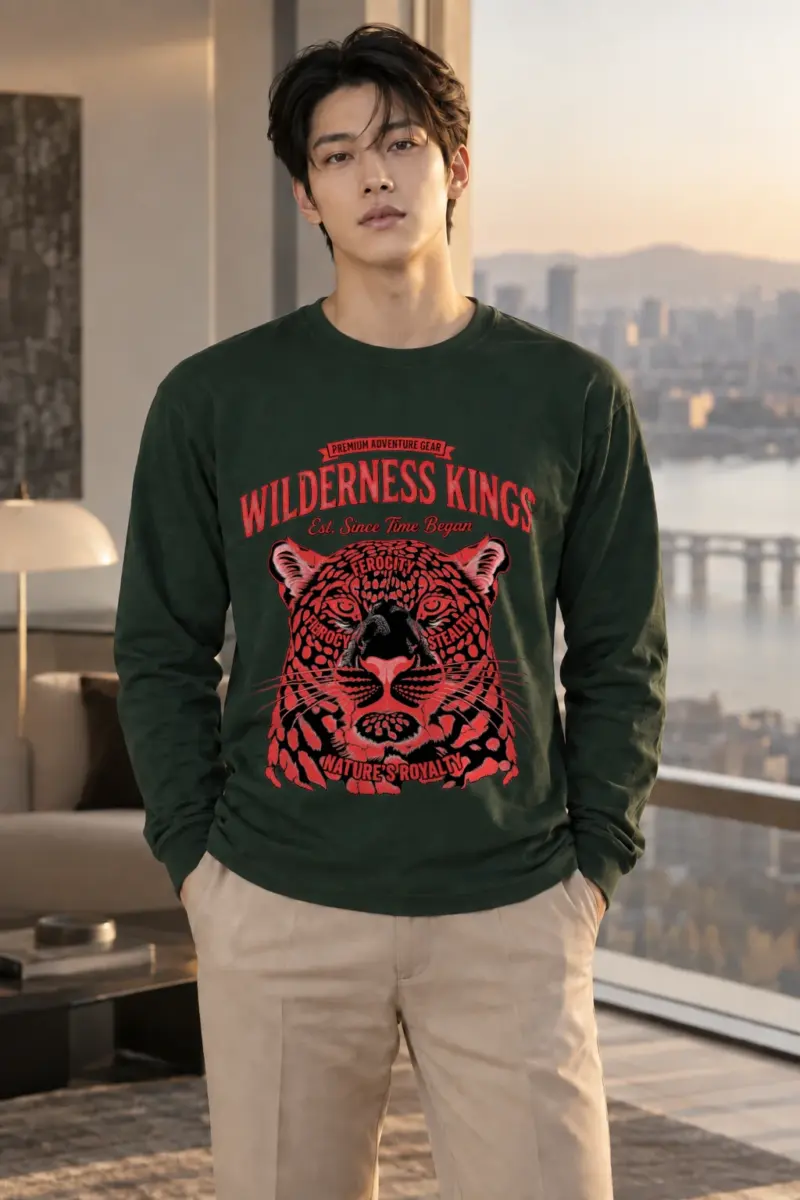 "Wilderness Kings" Unisex Longsleeve T-shirt | Gildan 2400
