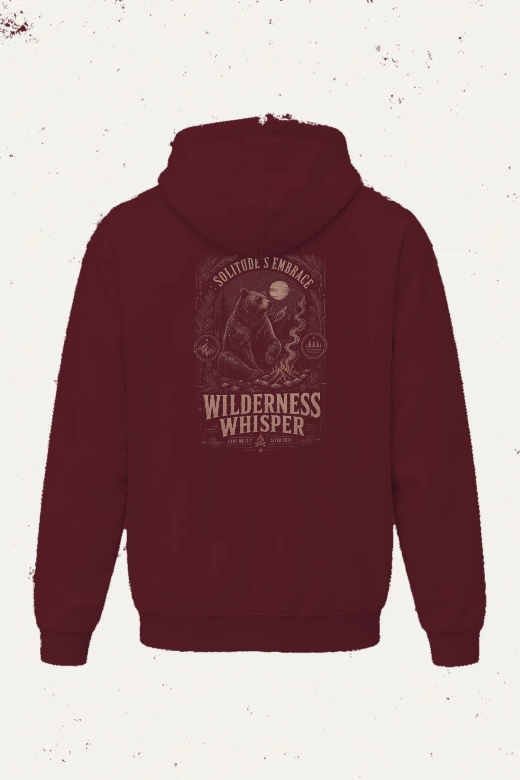 "Wilderness Whisper" Heavy Blend Unisex Pullover Hoodie | Gildan 18500