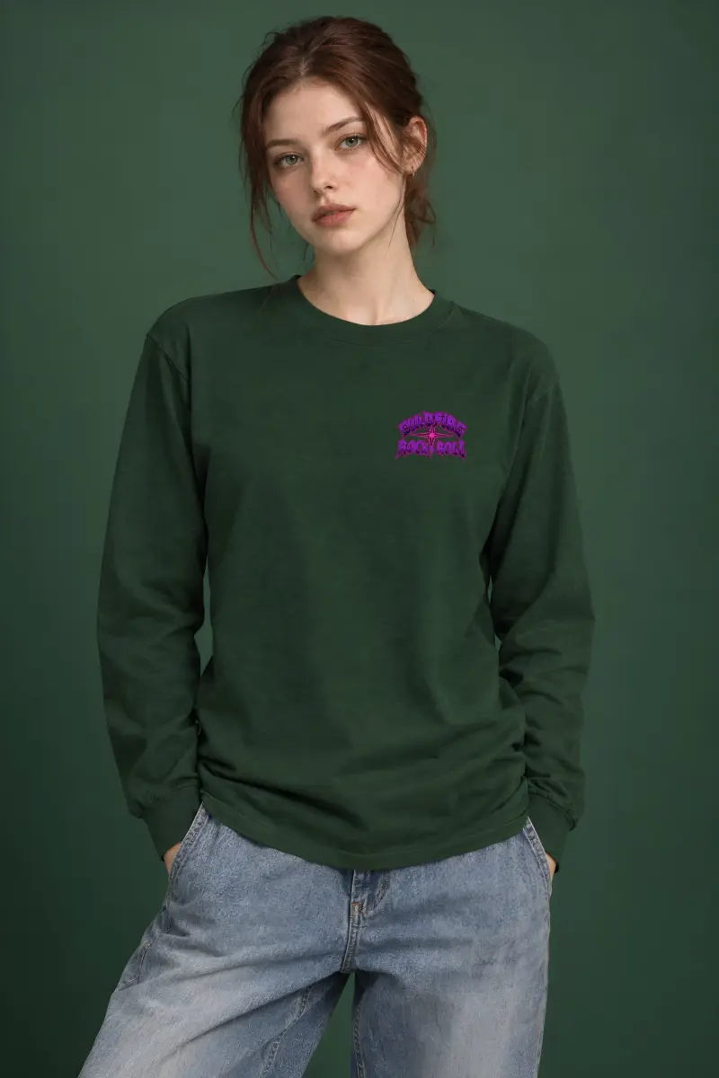 "Wildfire Rock & Roll" Unisex Longsleeve T-shirt