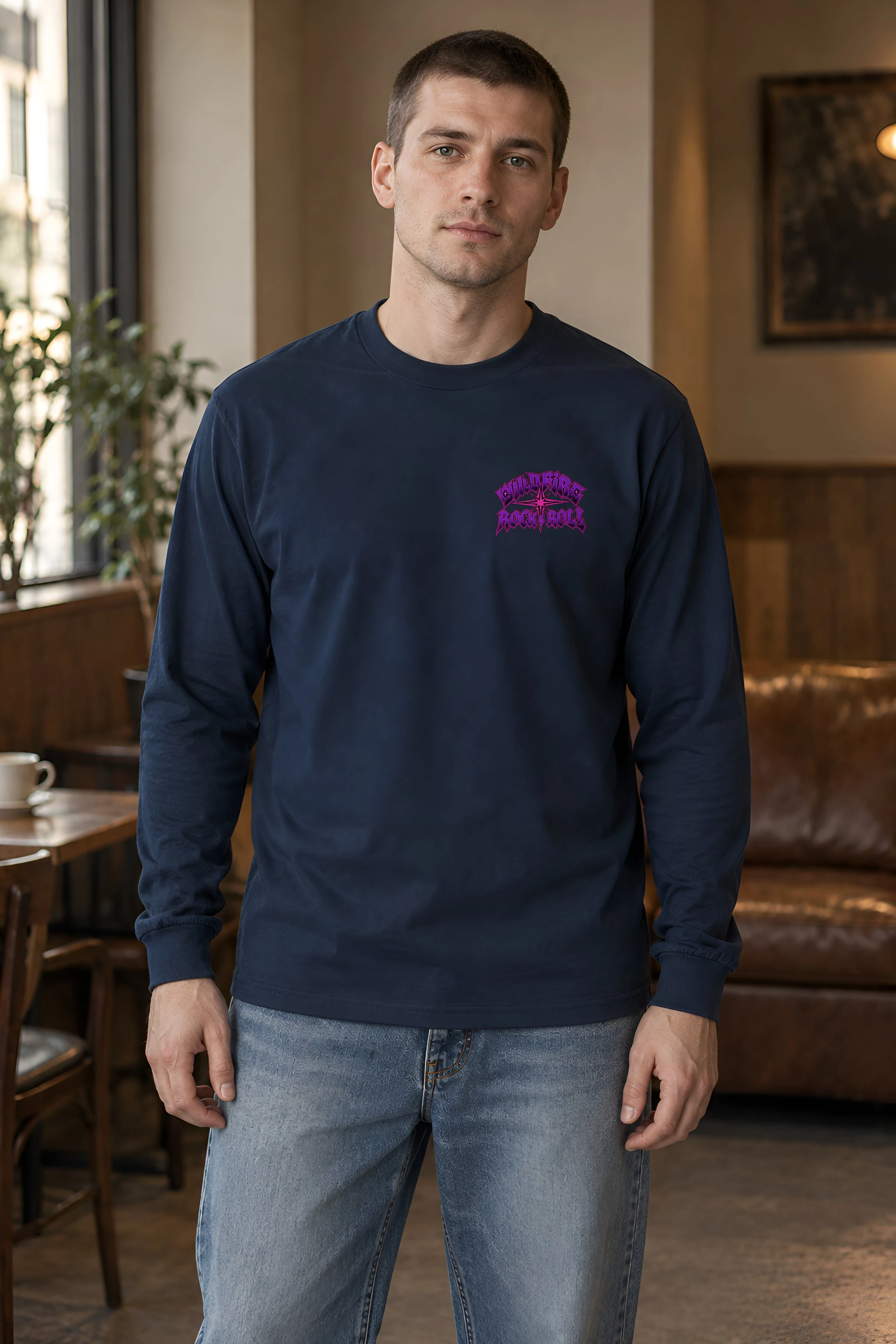 "Wildfire Rock & Roll" Unisex Longsleeve T-shirt