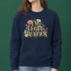 "Wildflower Butterfly Typography" Heavy Blend Unisex Crewneck Sweatshirt