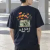 "Wildflower Camera" Heavyweight Unisex Crewneck T-shirt | Gildan 5000