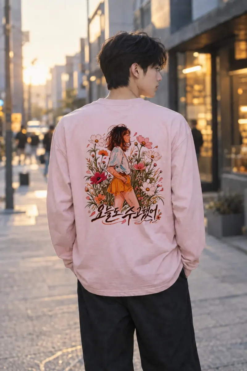 "Wildflower Comfort" Unisex Longsleeve T-shirt | Gildan 2400