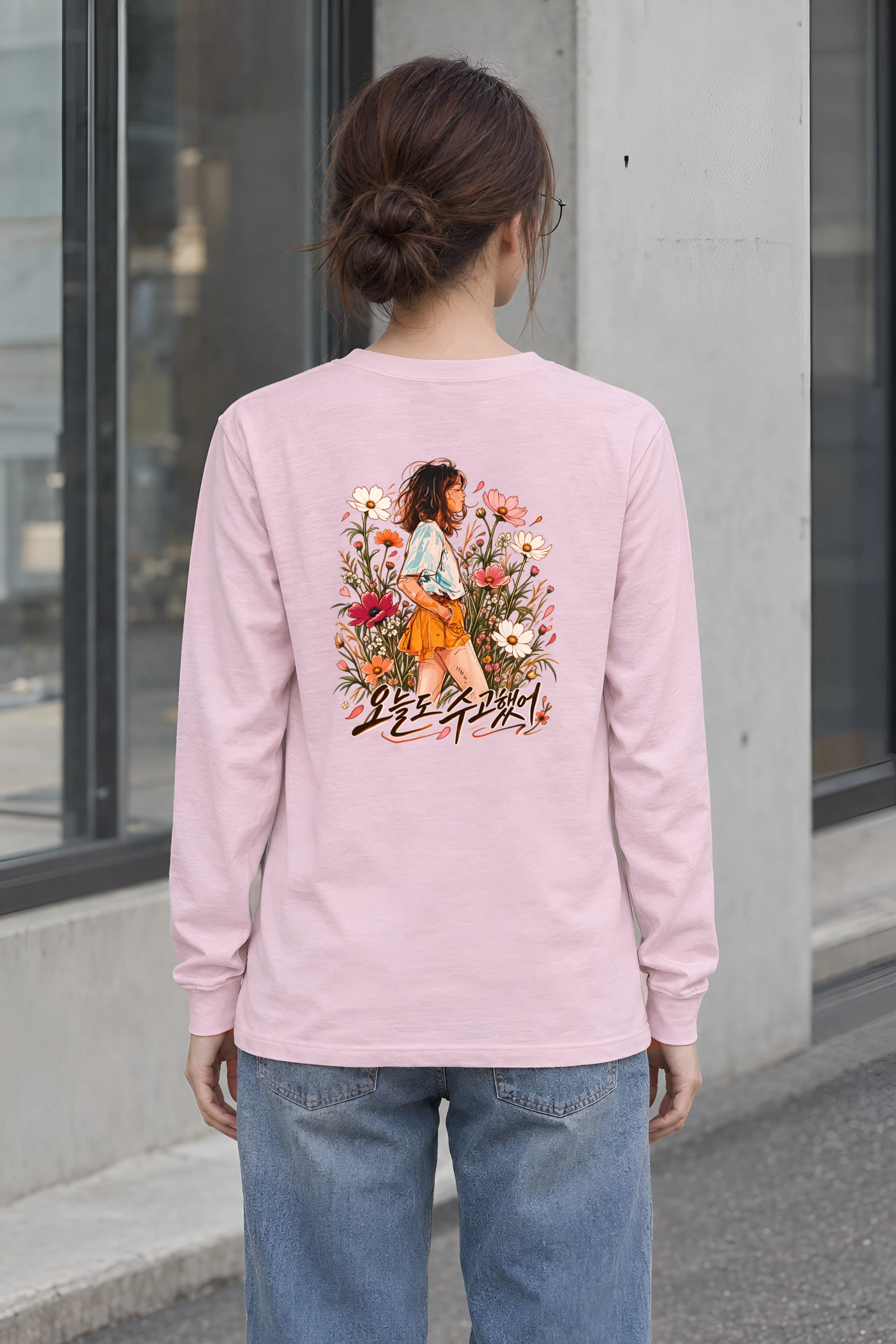 "Wildflower Comfort" Unisex Longsleeve T-shirt