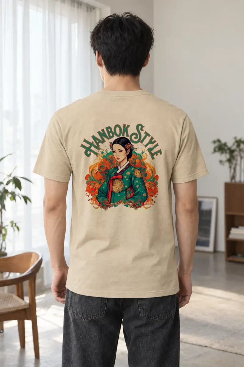 "Wildflower Heritage Muse" Heavyweight Unisex Crewneck T-shirt | Gildan 5000