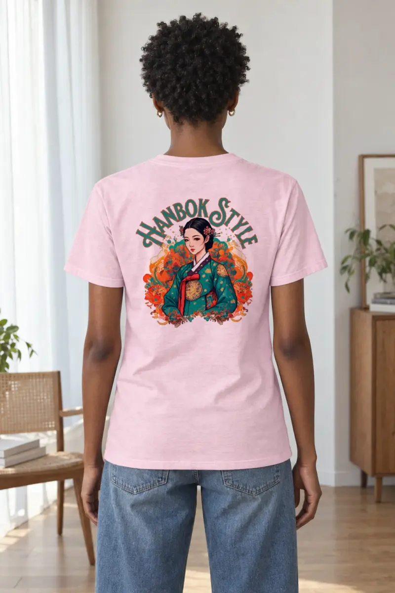 "Wildflower Heritage Muse" Heavyweight Unisex Crewneck T-shirt | Gildan 5000