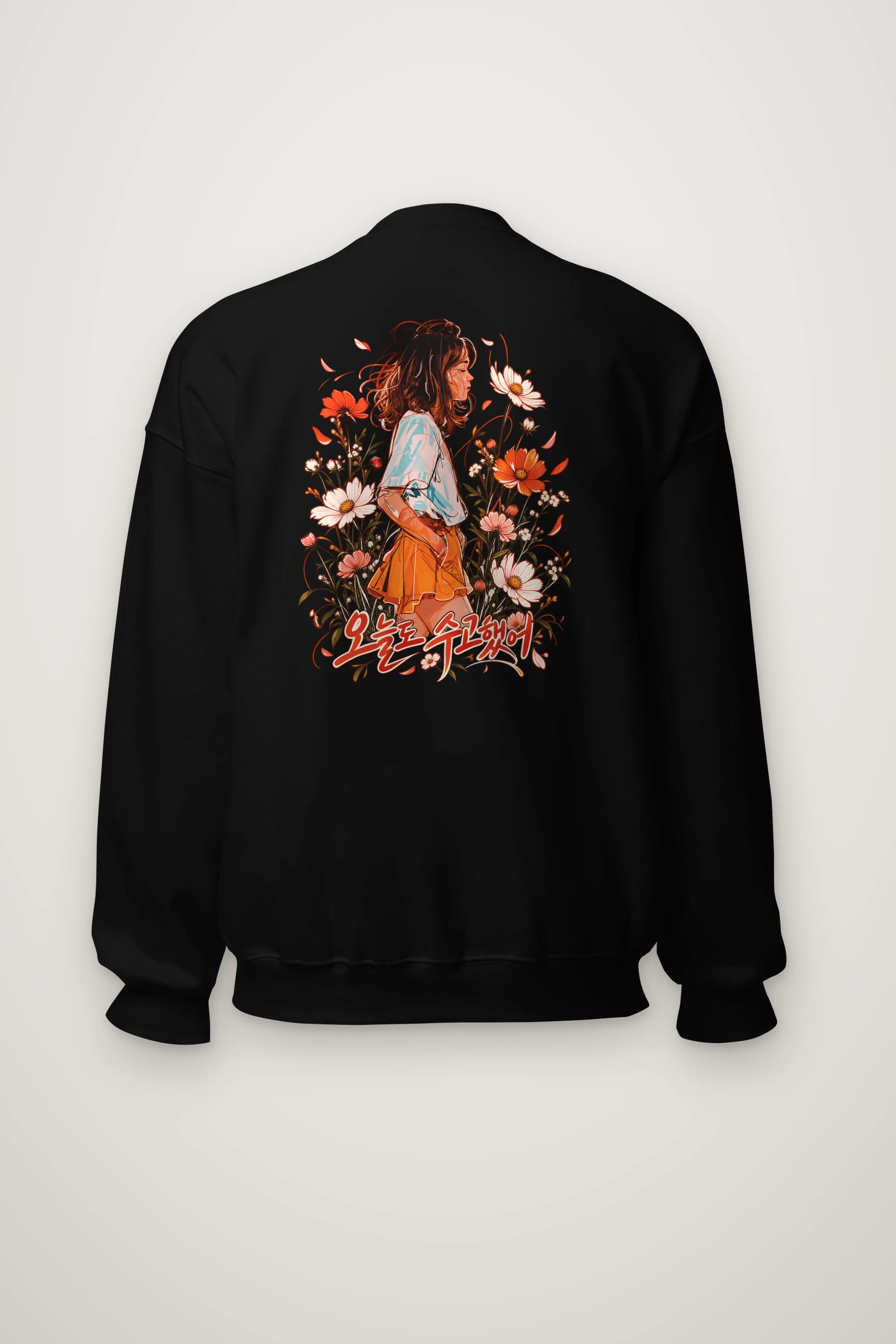 "Wildflower Pause" Heavy Blend Unisex Crewneck Sweatshirt