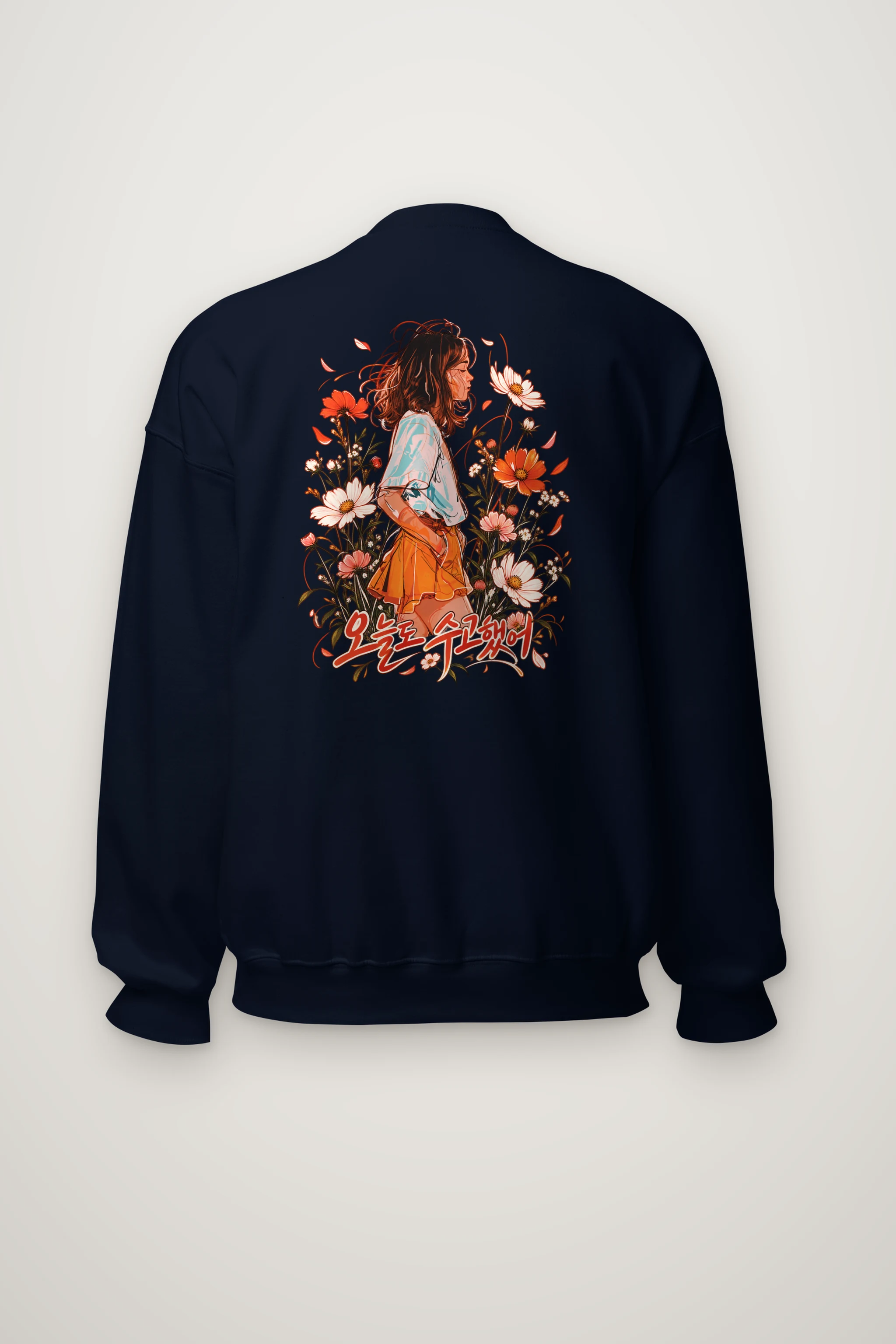 "Wildflower Pause" Heavy Blend Unisex Crewneck Sweatshirt