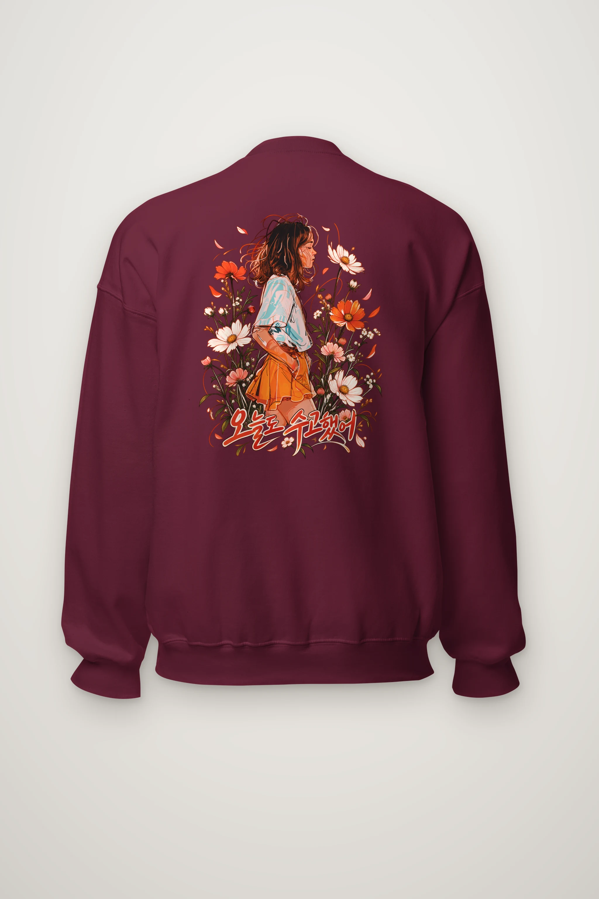 "Wildflower Pause" Heavy Blend Unisex Crewneck Sweatshirt