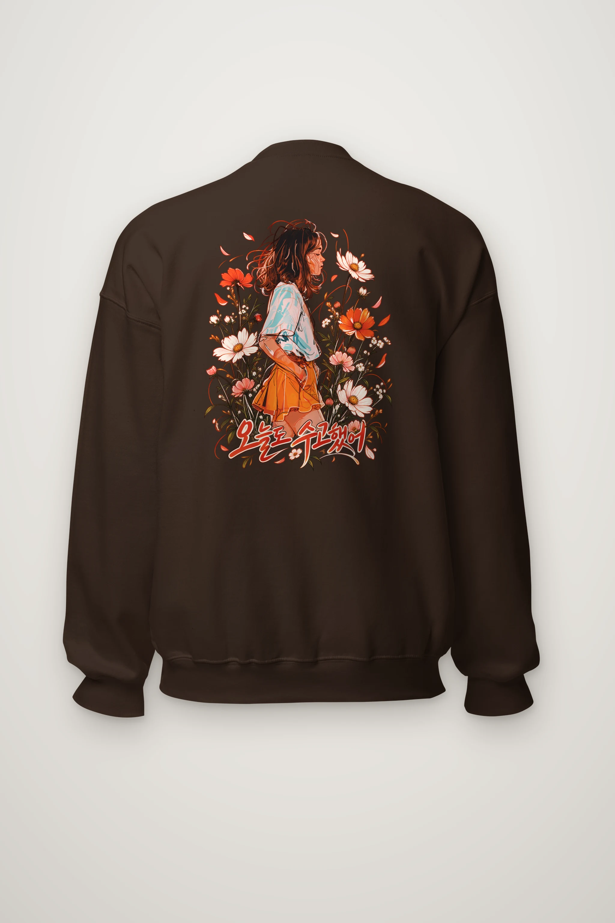 "Wildflower Pause" Heavy Blend Unisex Crewneck Sweatshirt