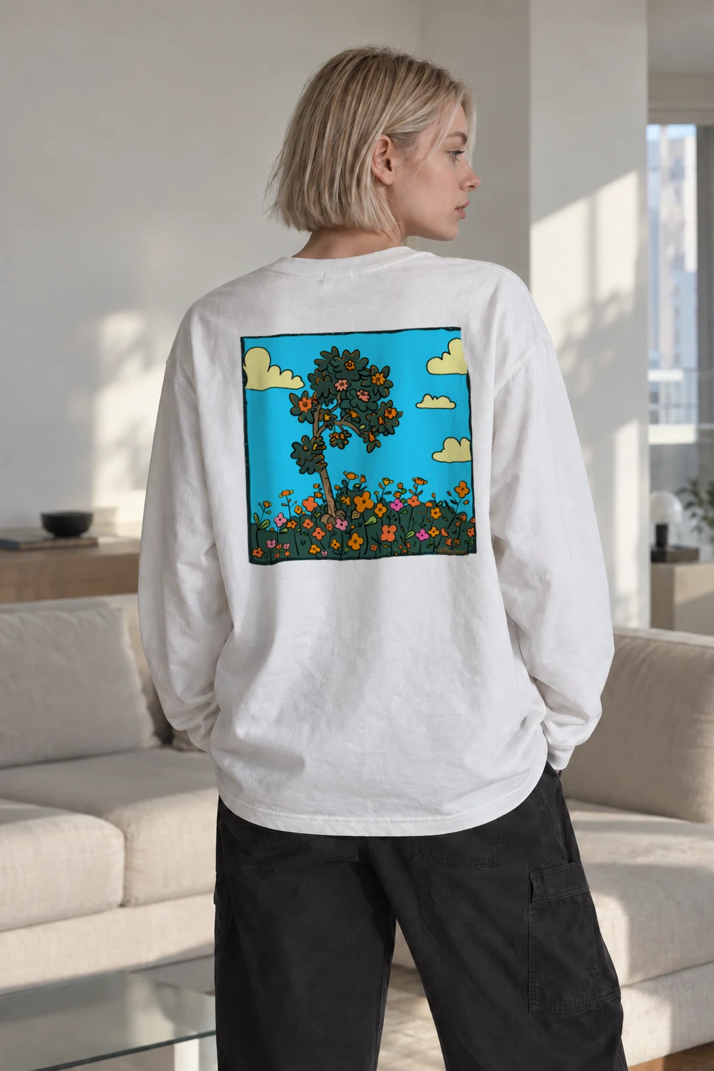 "Wildflower Tree" Unisex Longsleeve T-shirt | Gildan 2400