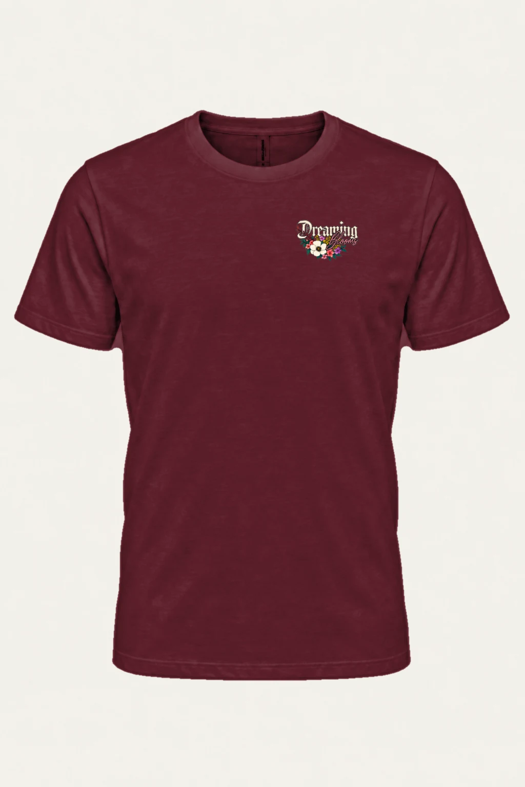 "Wildflower Typography" Heavyweight Unisex Crewneck T-shirt | Gildan 5000