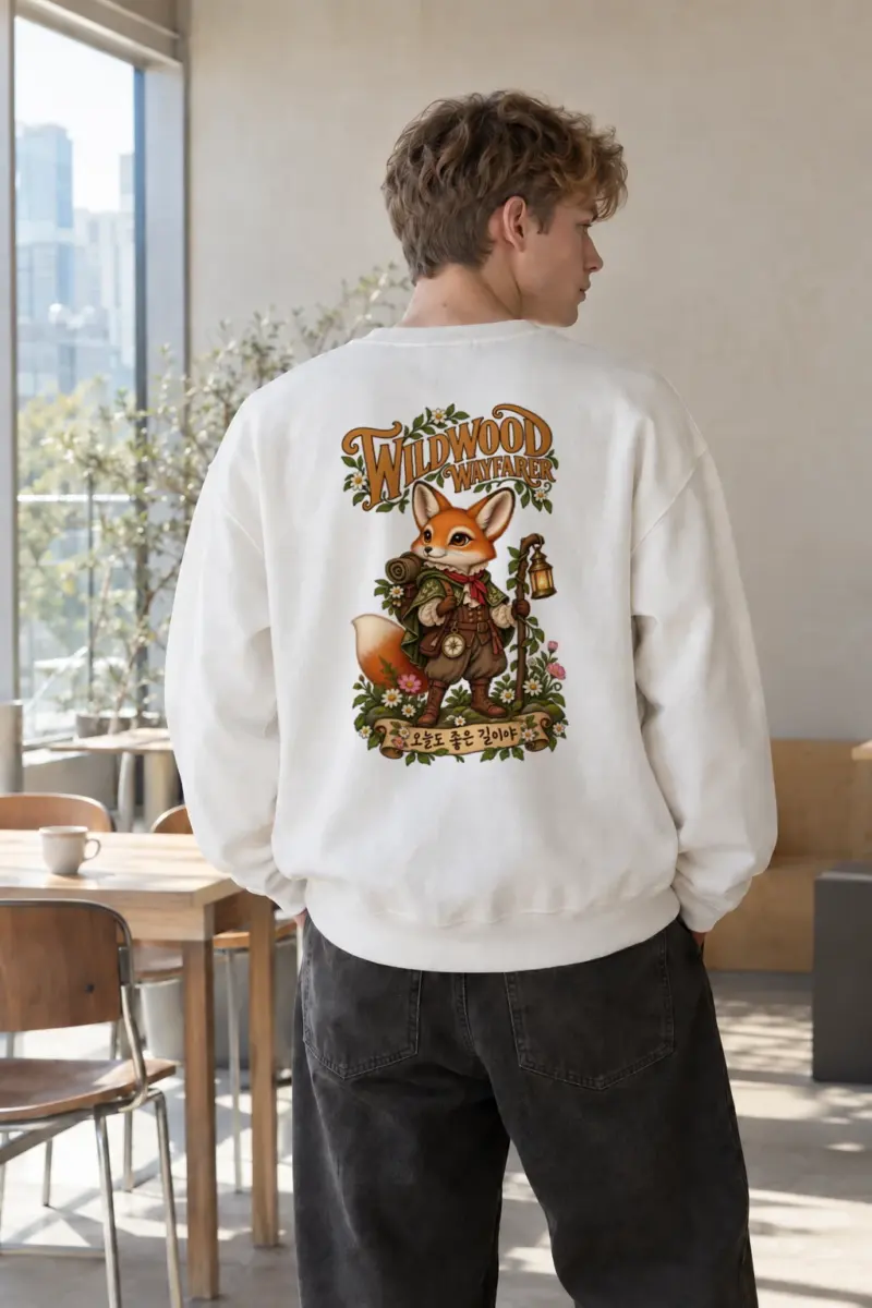 "Wildwood Wayfarer" Heavy Blend Unisex Crewneck Sweatshirt | Gildan 18000