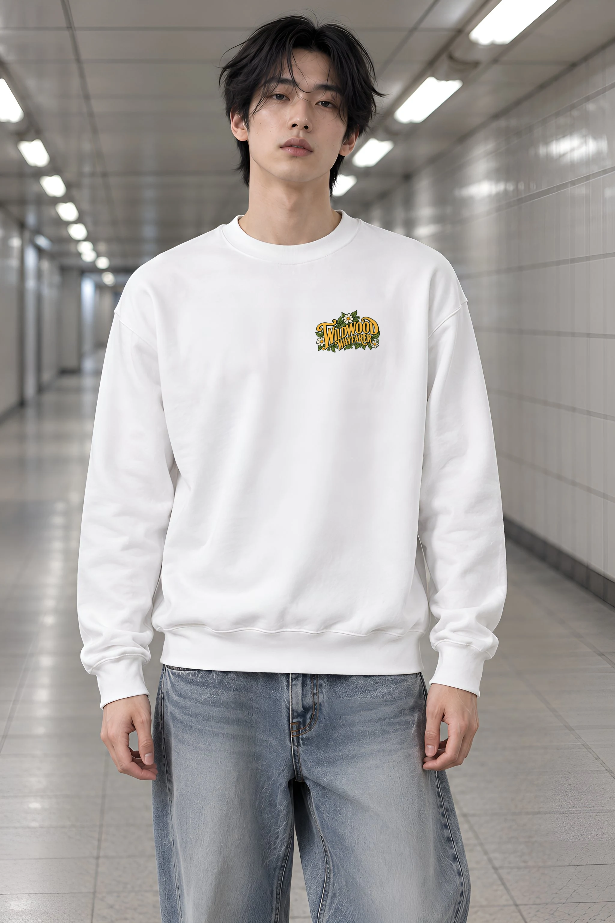 "Wildwood Wayfarer" Heavy Blend Unisex Crewneck Sweatshirt
