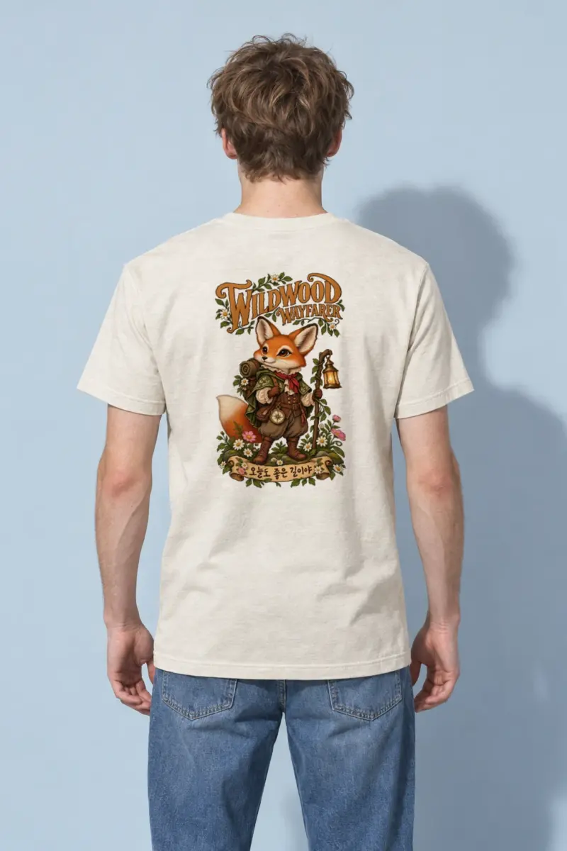 "Wildwood Wayfarer" Heavyweight Unisex Crewneck T-shirt