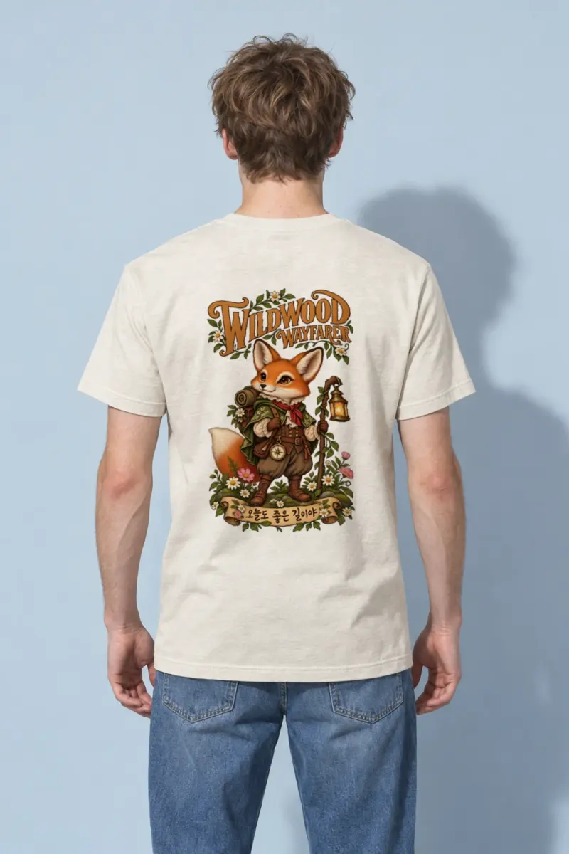 "Wildwood Wayfarer" Heavyweight Unisex Crewneck T-shirt