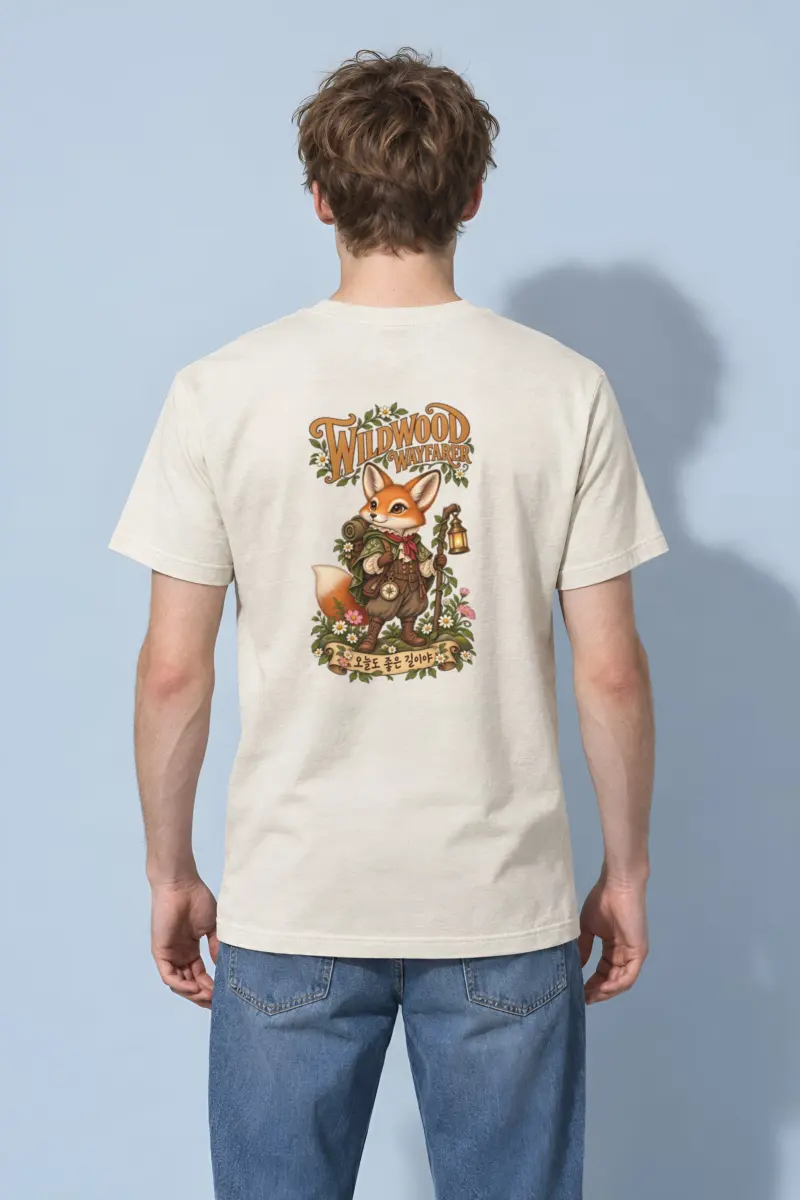 "Wildwood Wayfarer" Heavyweight Unisex Crewneck T-shirt