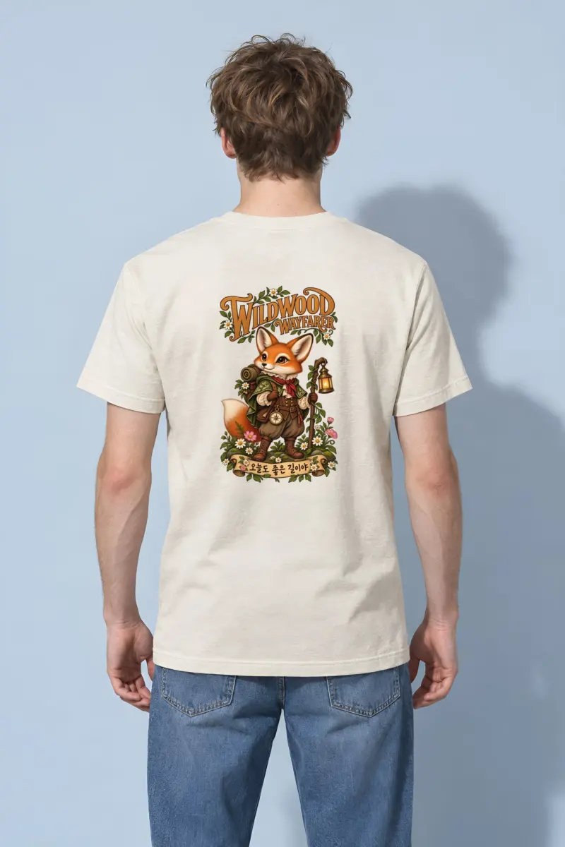 "Wildwood Wayfarer" Heavyweight Unisex Crewneck T-shirt