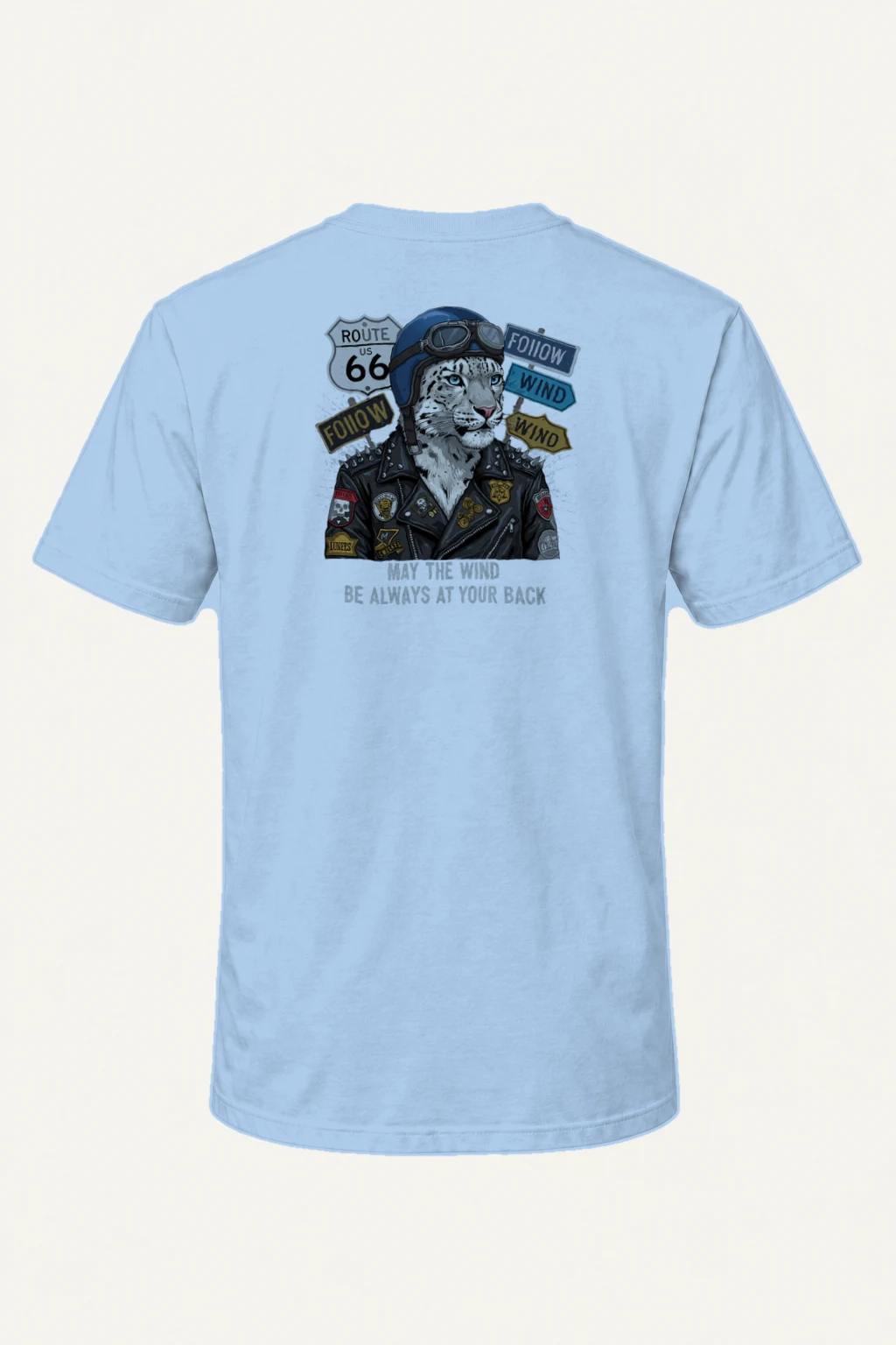"Wind At Your Back" Heavyweight Unisex Crewneck T-shirt | Gildan 5000