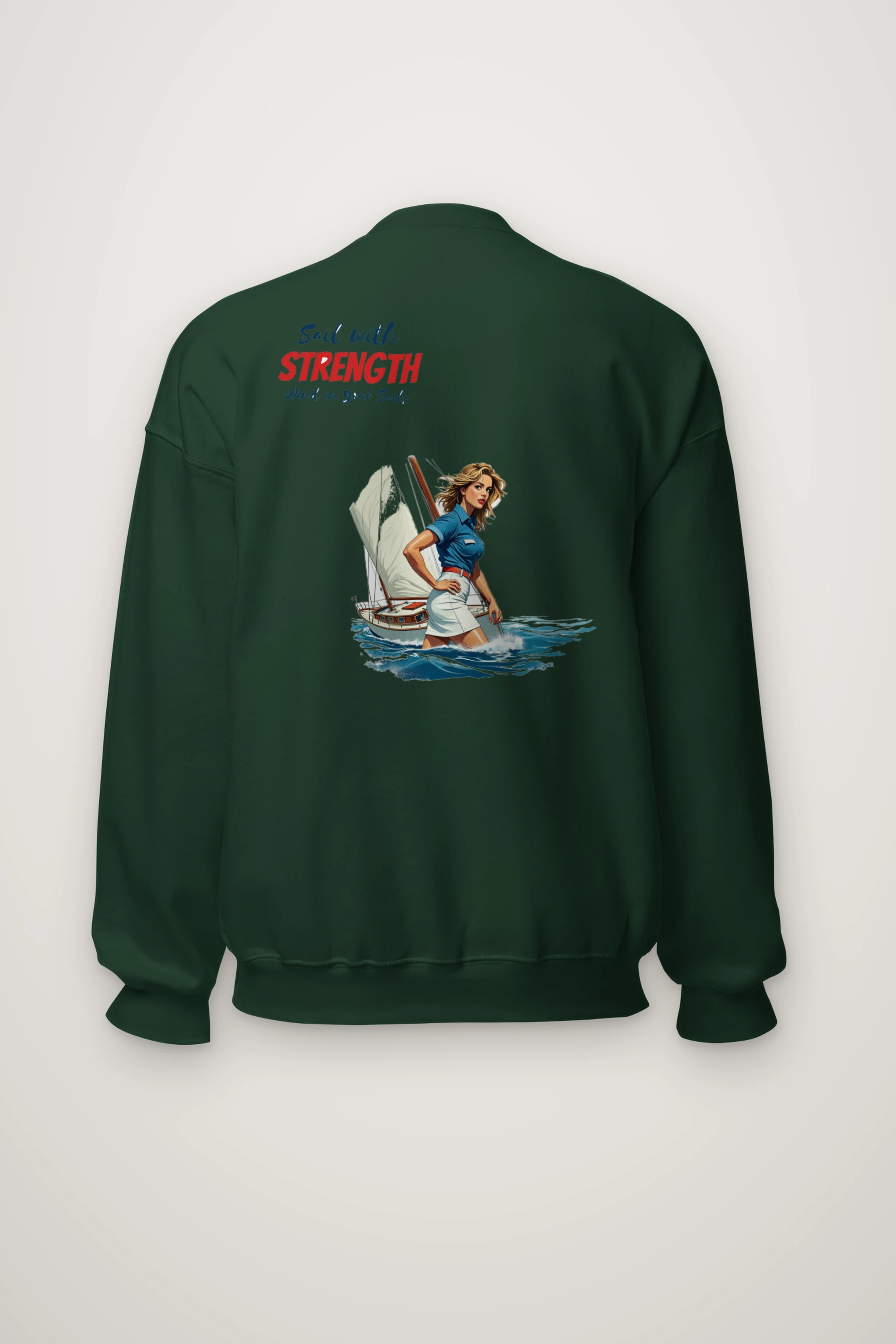 "Wind In Your Sails" Heavy Blend Unisex Crewneck Sweatshirt
