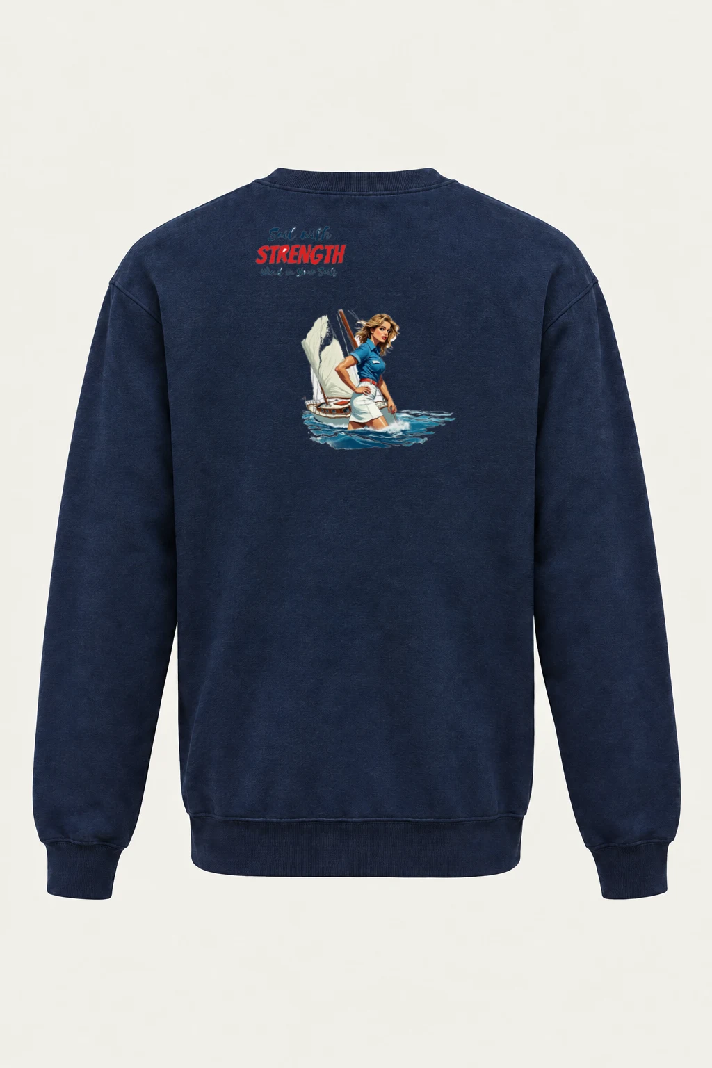 "Wind In Your Sails" Heavy Blend Unisex Crewneck Sweatshirt | Gildan 18000