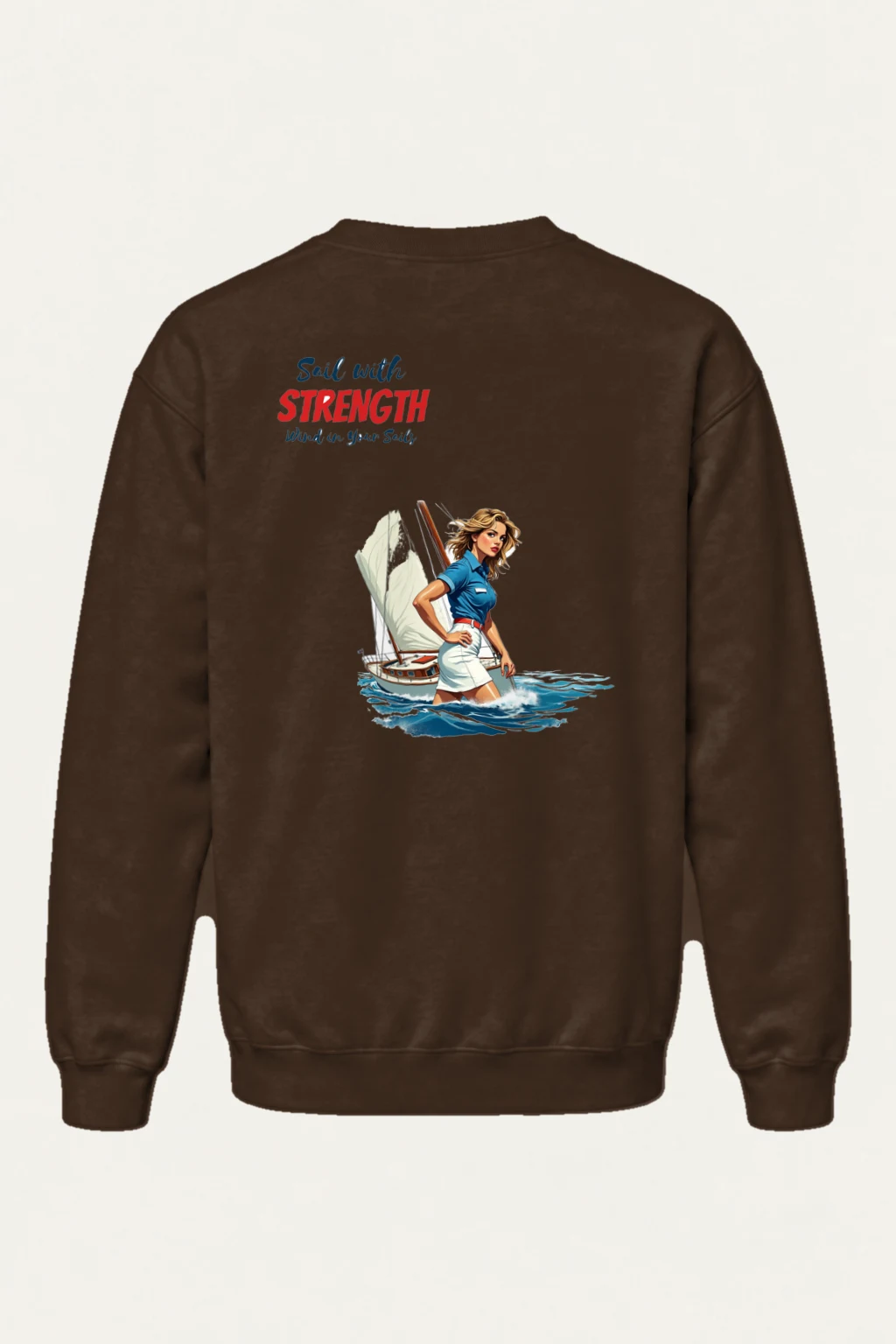 "Wind In Your Sails" Heavy Blend Unisex Crewneck Sweatshirt | Gildan 18000