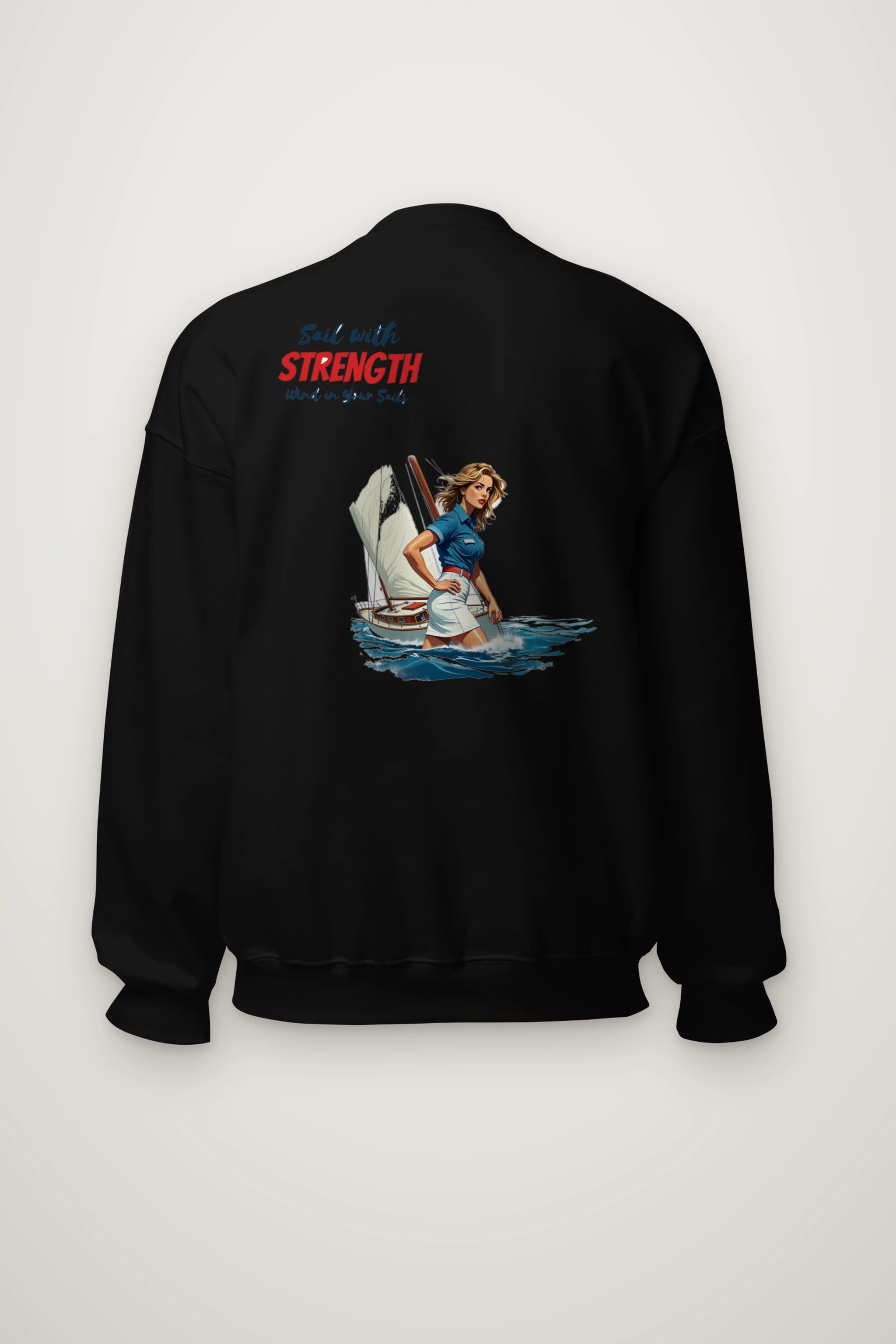 "Wind In Your Sails" Heavy Blend Unisex Crewneck Sweatshirt