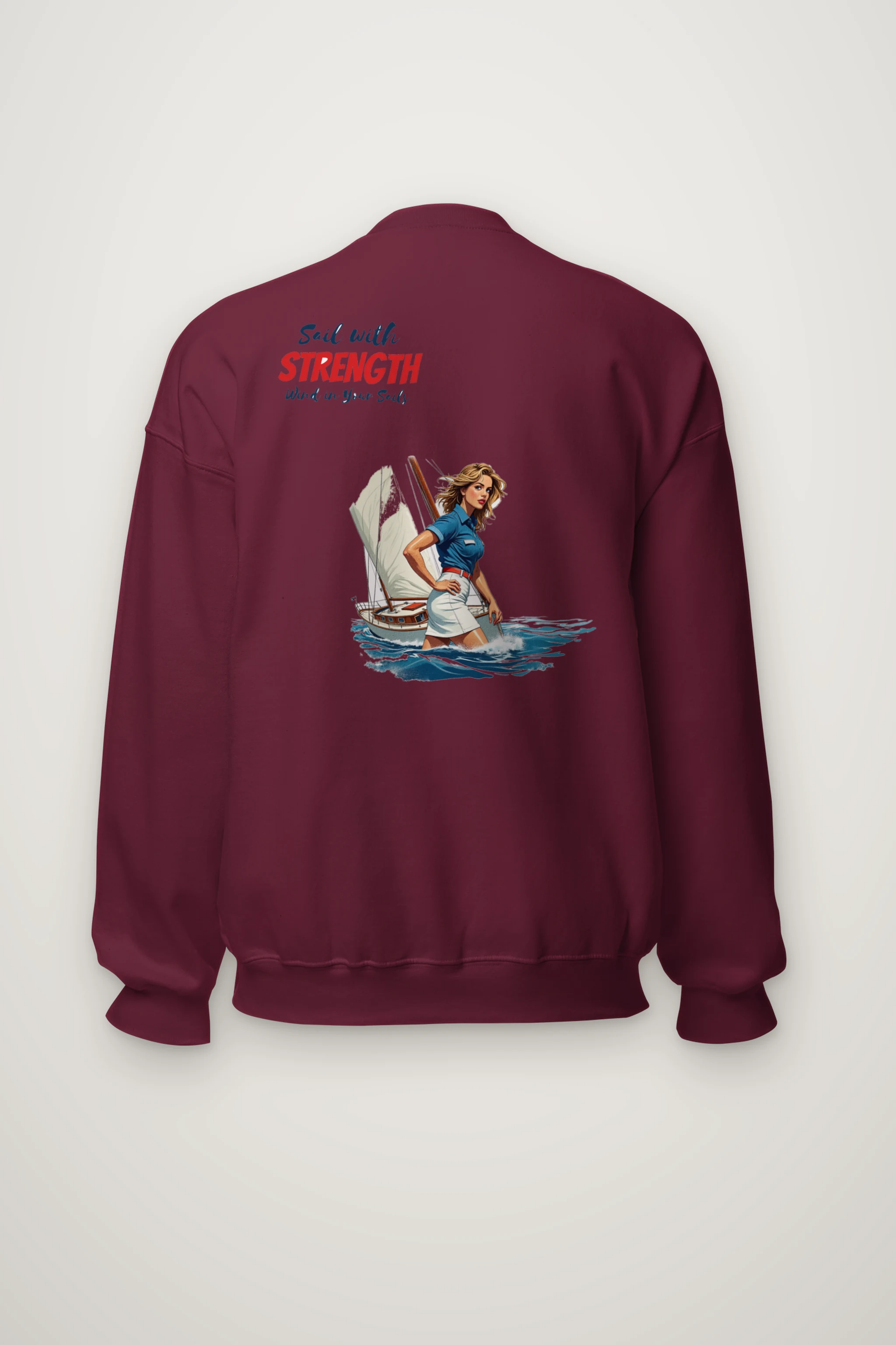 "Wind In Your Sails" Heavy Blend Unisex Crewneck Sweatshirt