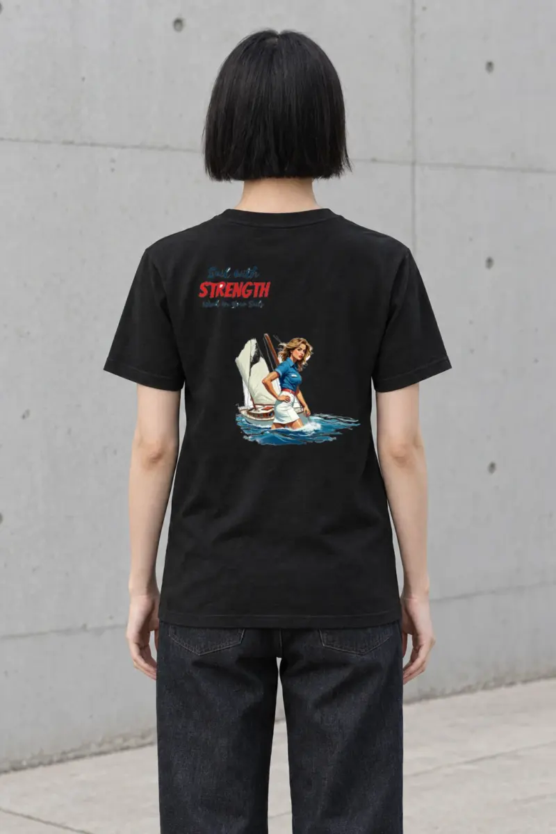 "Wind In Your Sails" Heavyweight Unisex Crewneck T-shirt | Gildan 5000