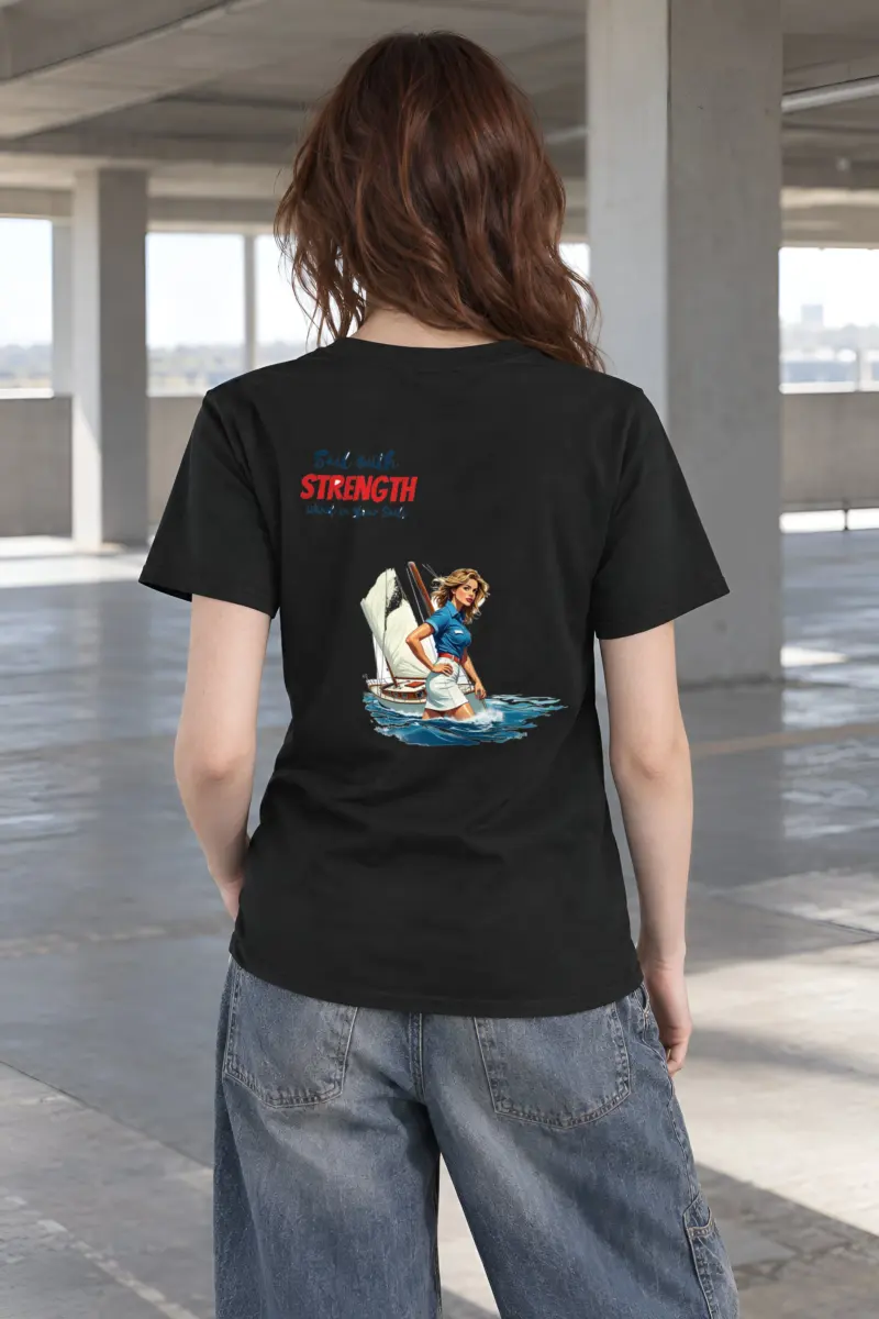 "Wind In Your Sails" Heavyweight Unisex Crewneck T-shirt