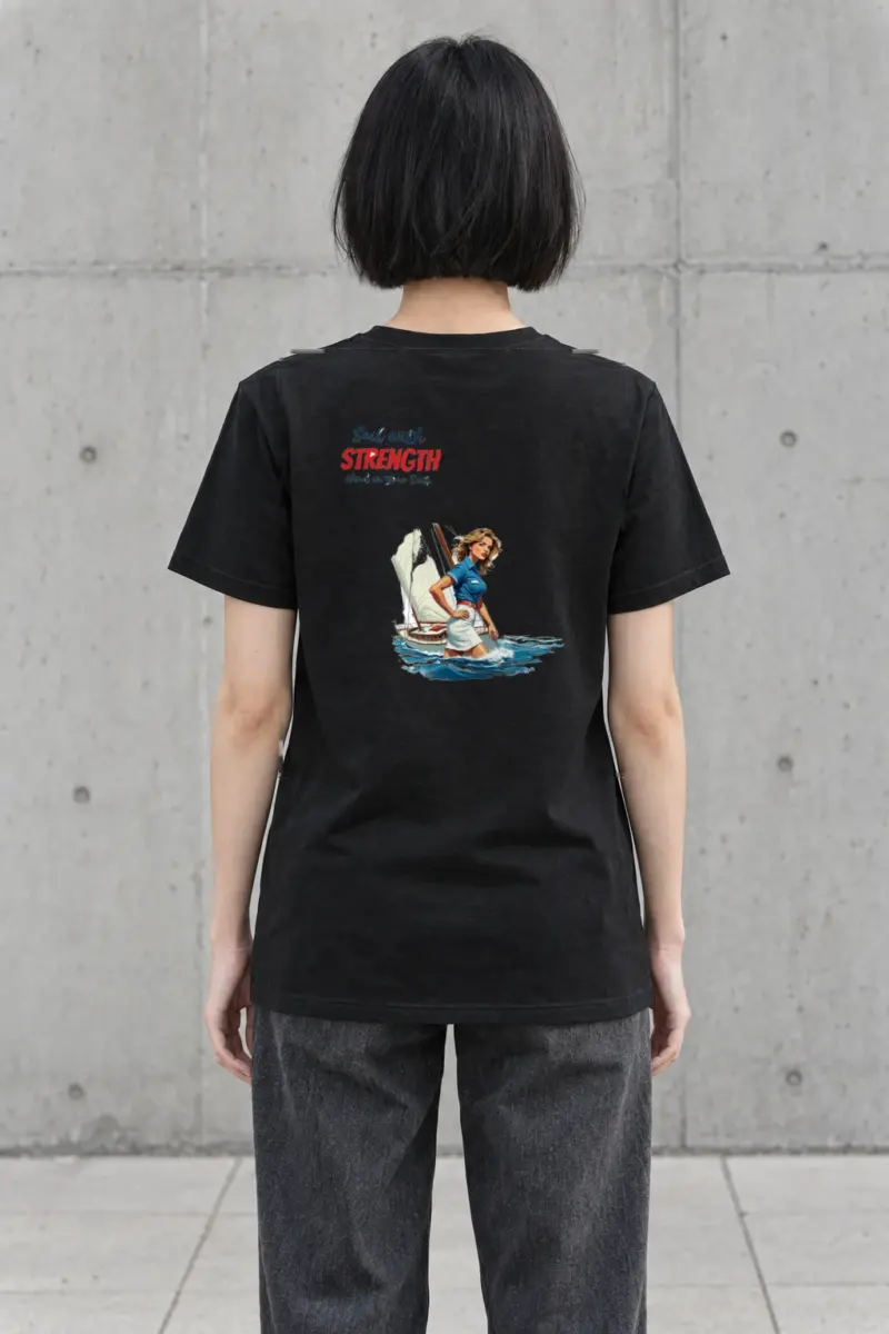 "Wind In Your Sails" Heavyweight Unisex Crewneck T-shirt
