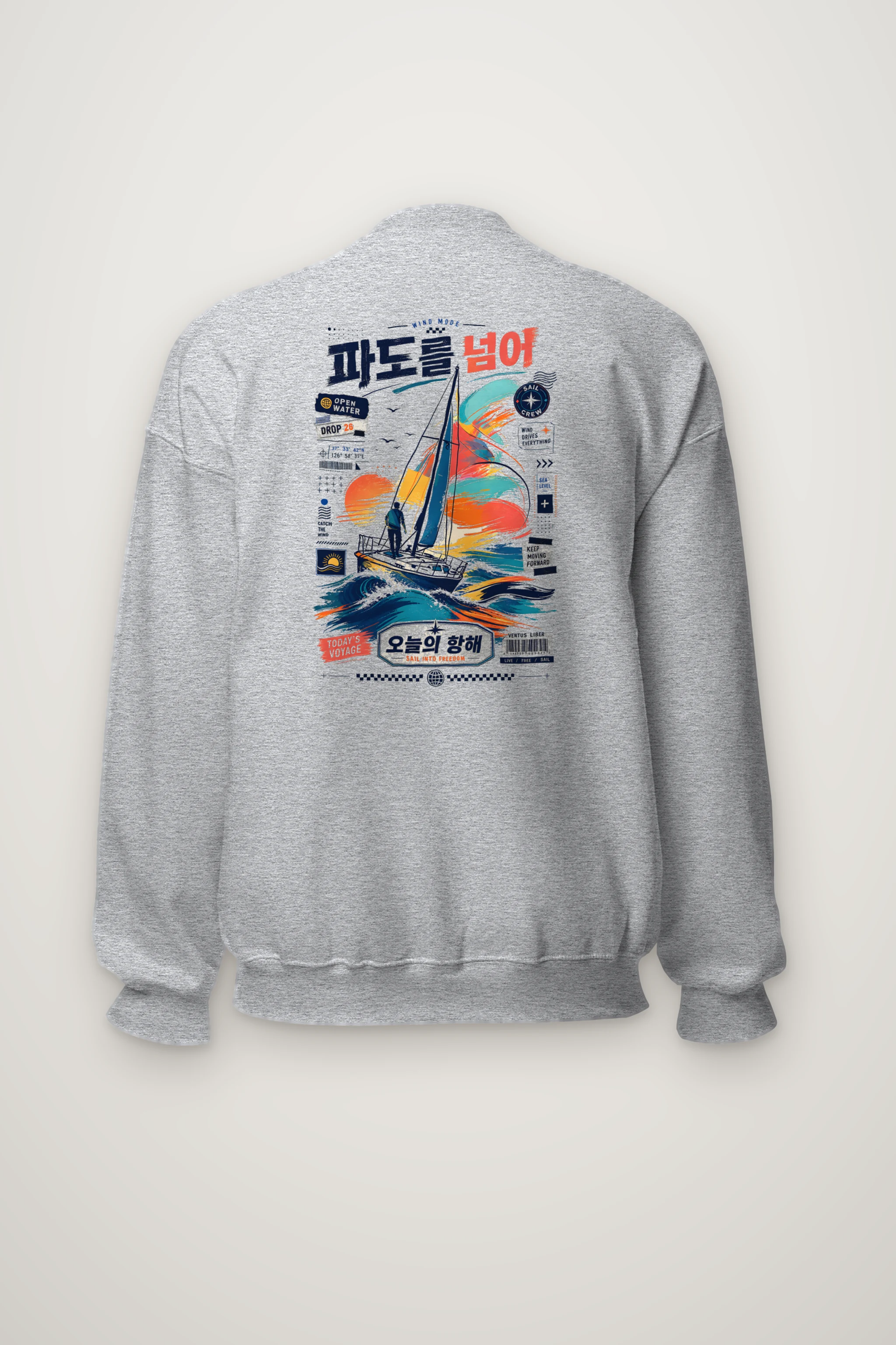 "Wind Mode" Heavy Blend Unisex Crewneck Sweatshirt