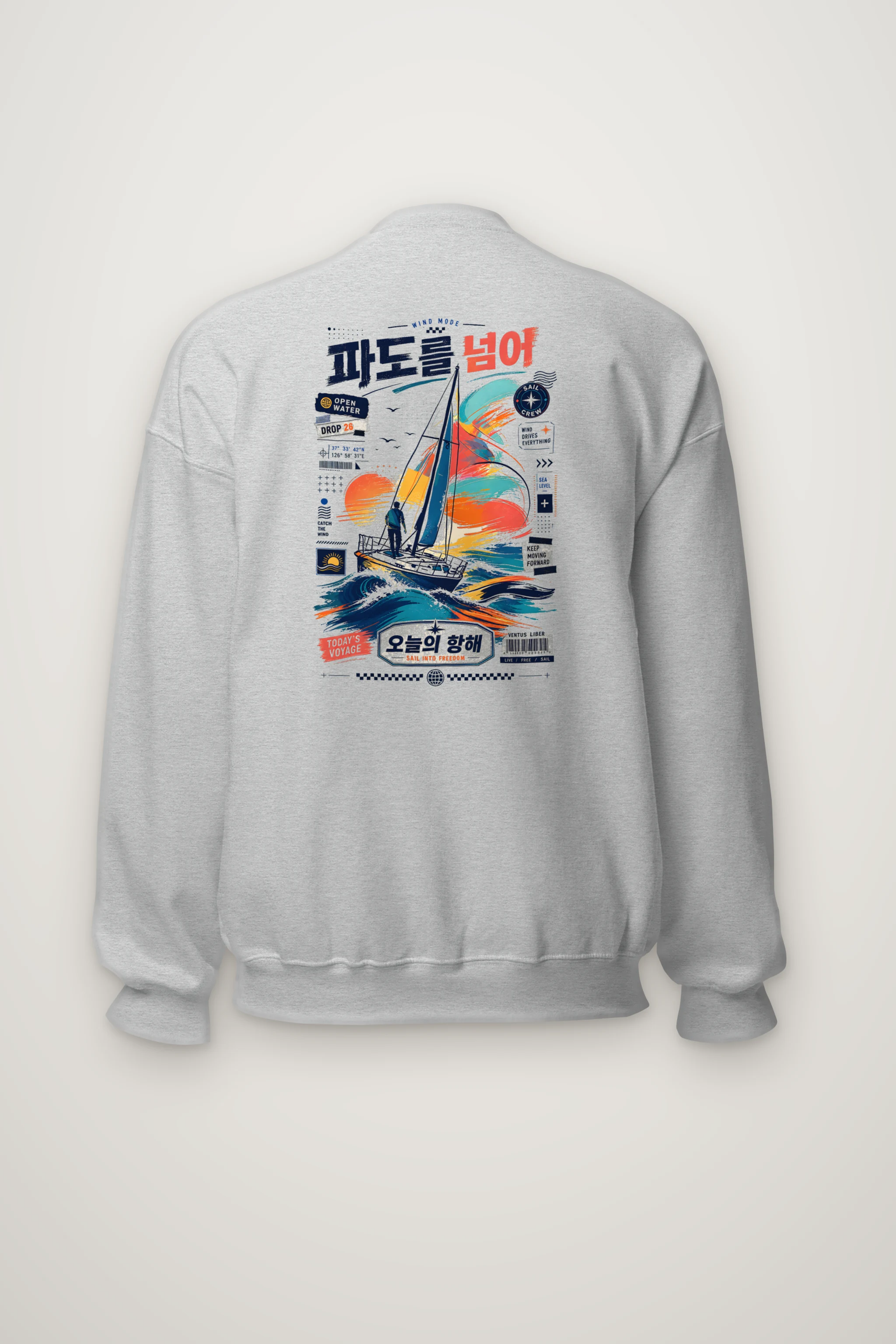 "Wind Mode" Heavy Blend Unisex Crewneck Sweatshirt