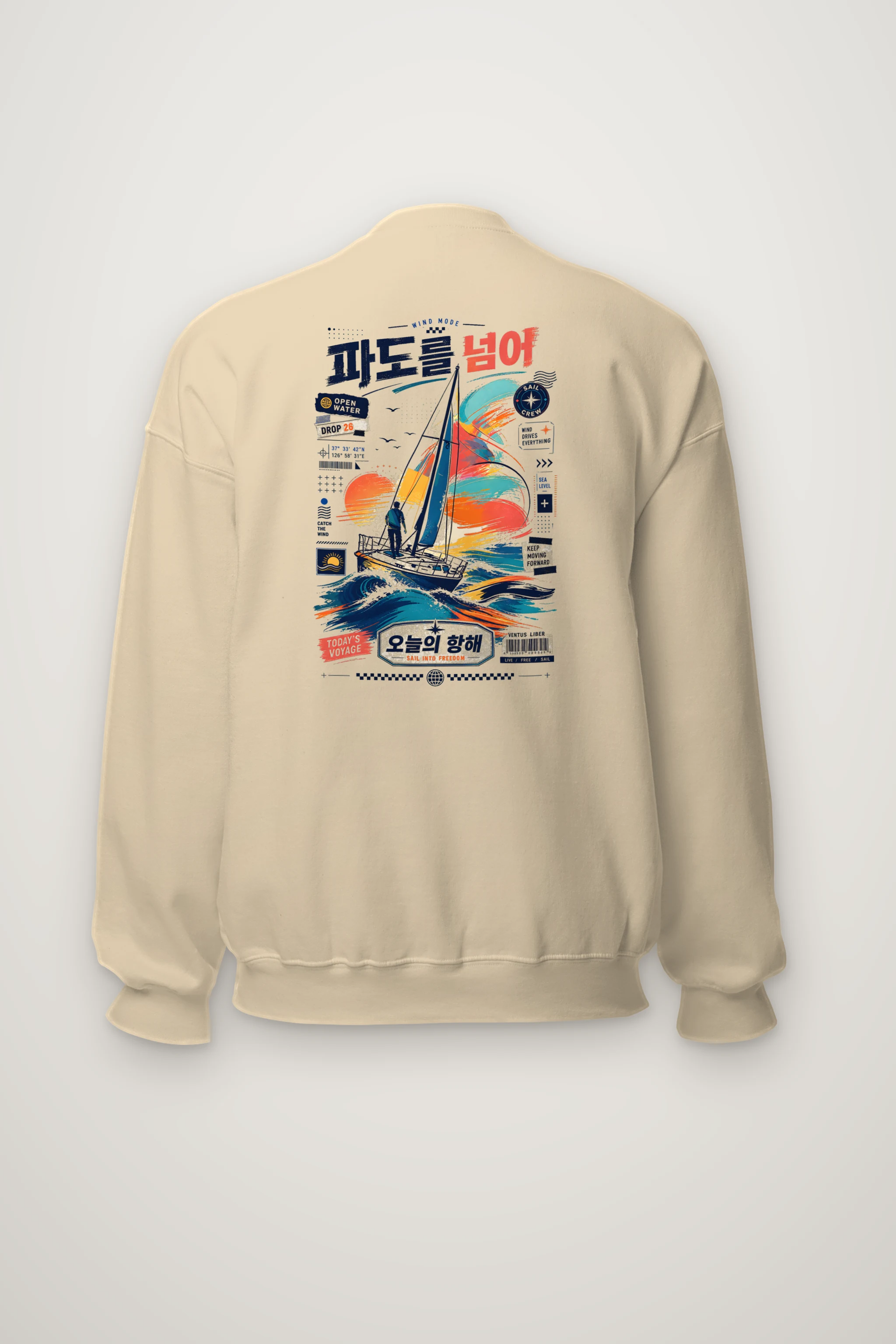 "Wind Mode" Heavy Blend Unisex Crewneck Sweatshirt
