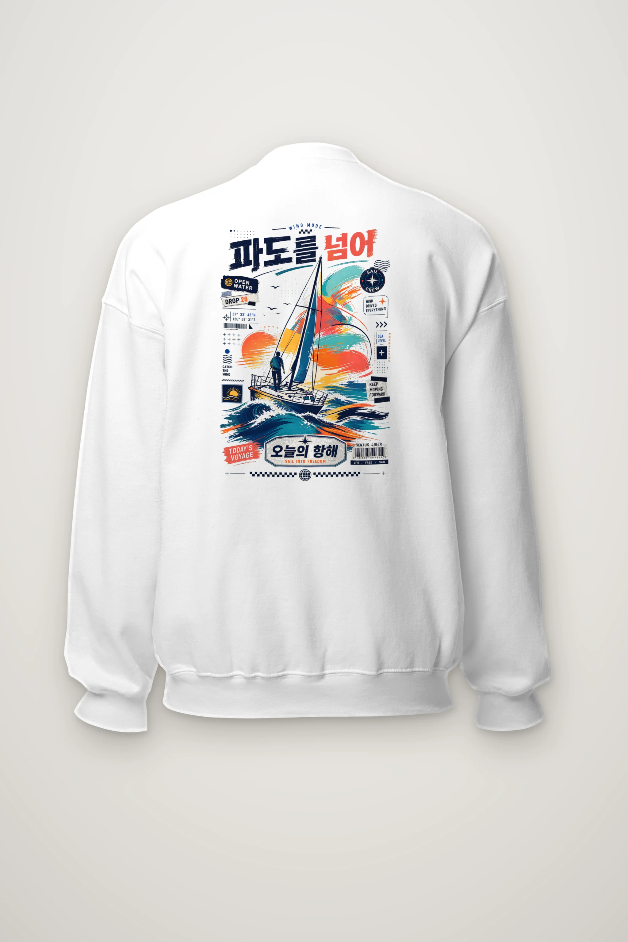 "Wind Mode" Heavy Blend Unisex Crewneck Sweatshirt
