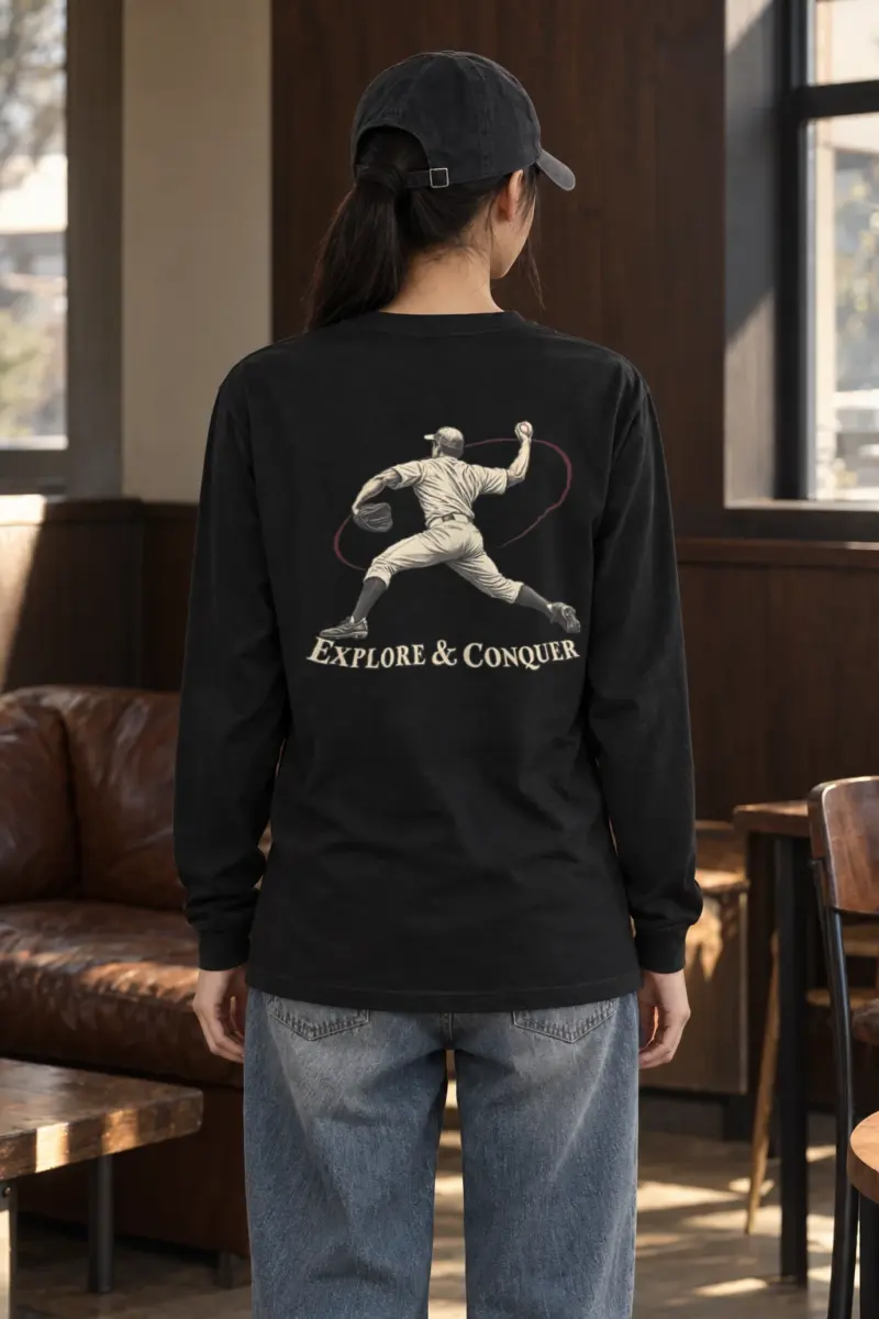 "Winding Pitcher" Unisex Longsleeve T-shirt | Gildan 2400
