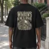 "Windows Before Sunrise" Men's Oversized Heavyweight Crewneck T-Shirt