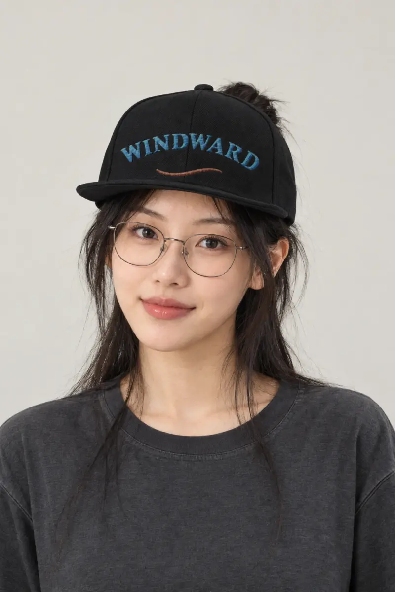 "Windward" Classic Snapback · Embroidered