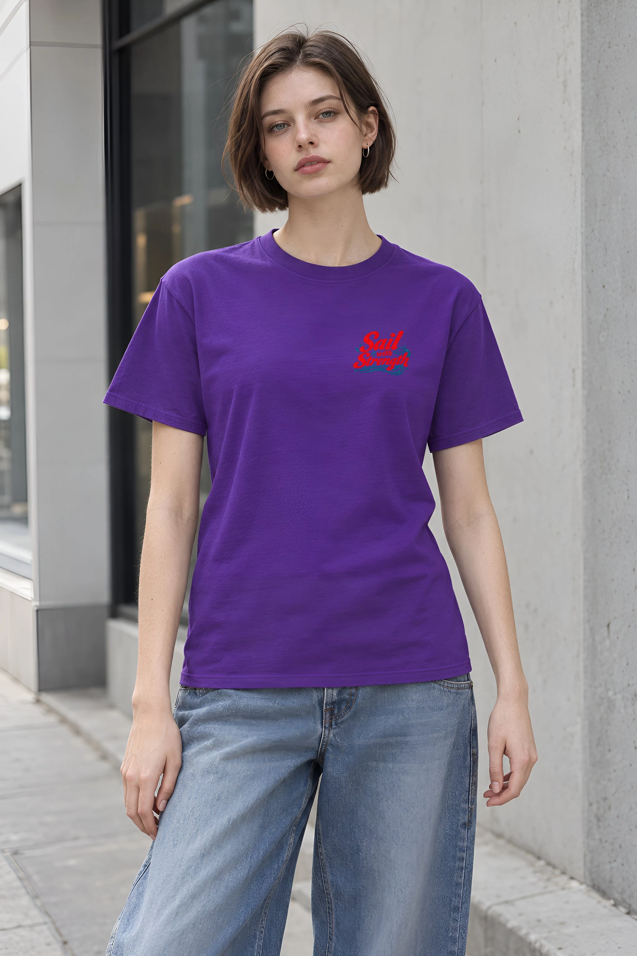 "Windward Resolve" Heavyweight Unisex Crewneck T-shirt
