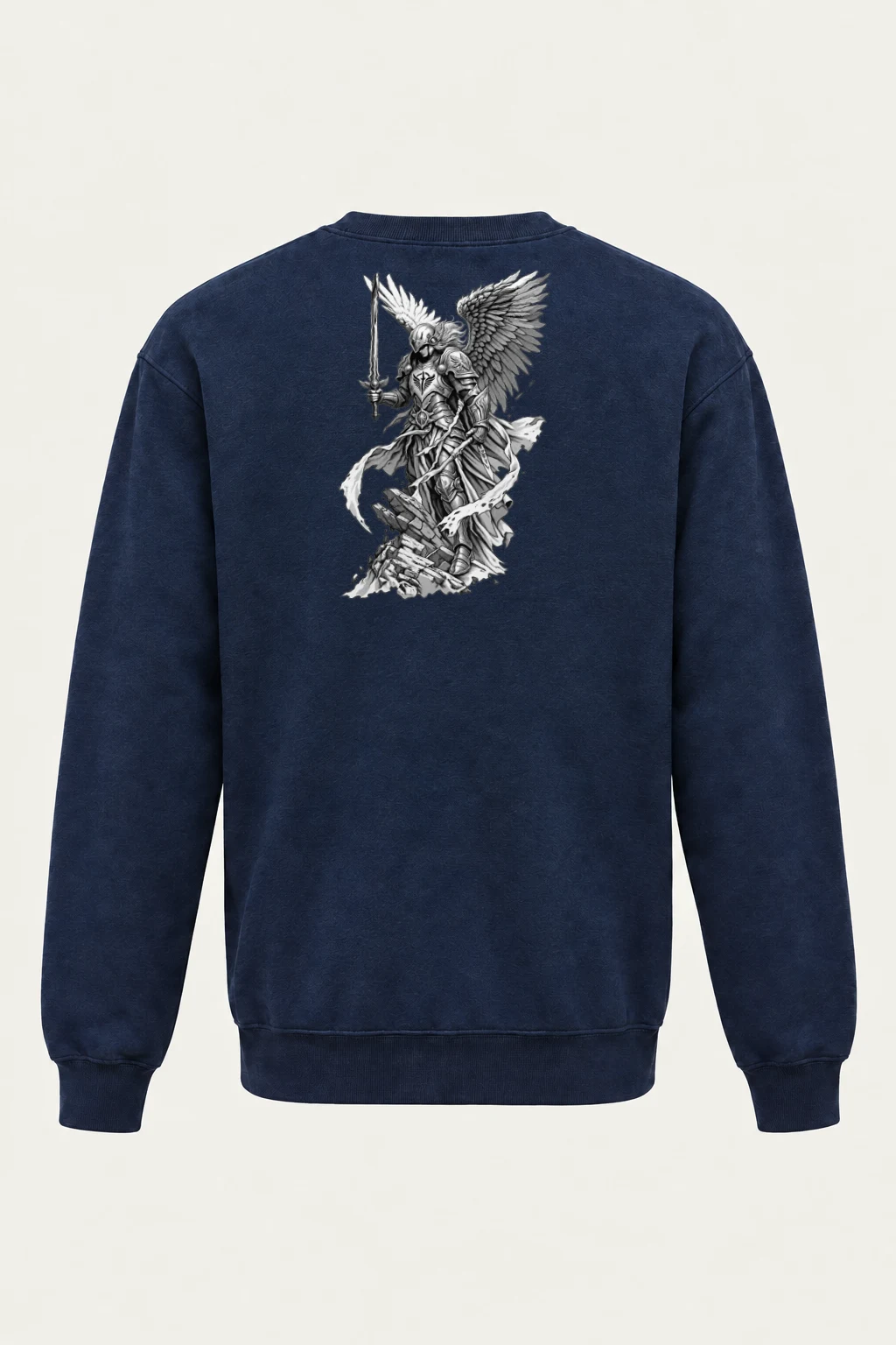 "Winged Angel Warrior" Heavy Blend Unisex Crewneck Sweatshirt | Gildan 18000
