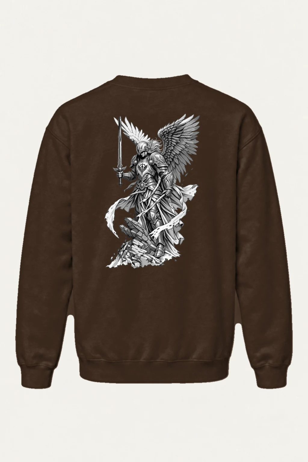 "Winged Angel Warrior" Heavy Blend Unisex Crewneck Sweatshirt | Gildan 18000