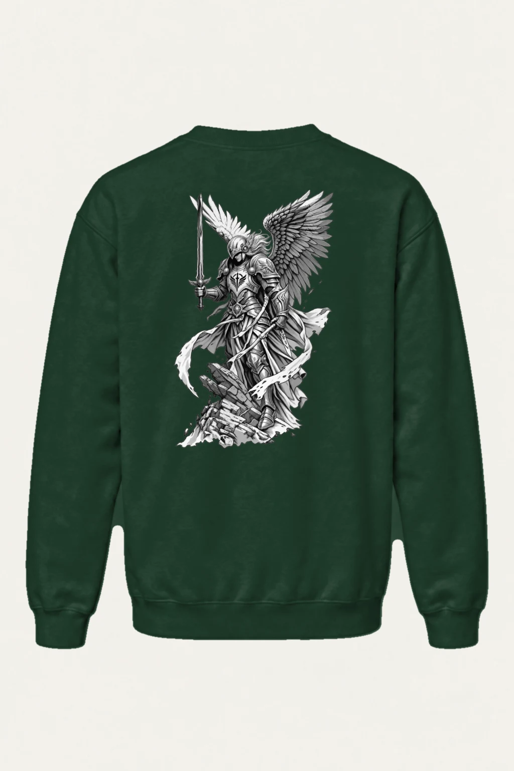 "Winged Angel Warrior" Heavy Blend Unisex Crewneck Sweatshirt | Gildan 18000